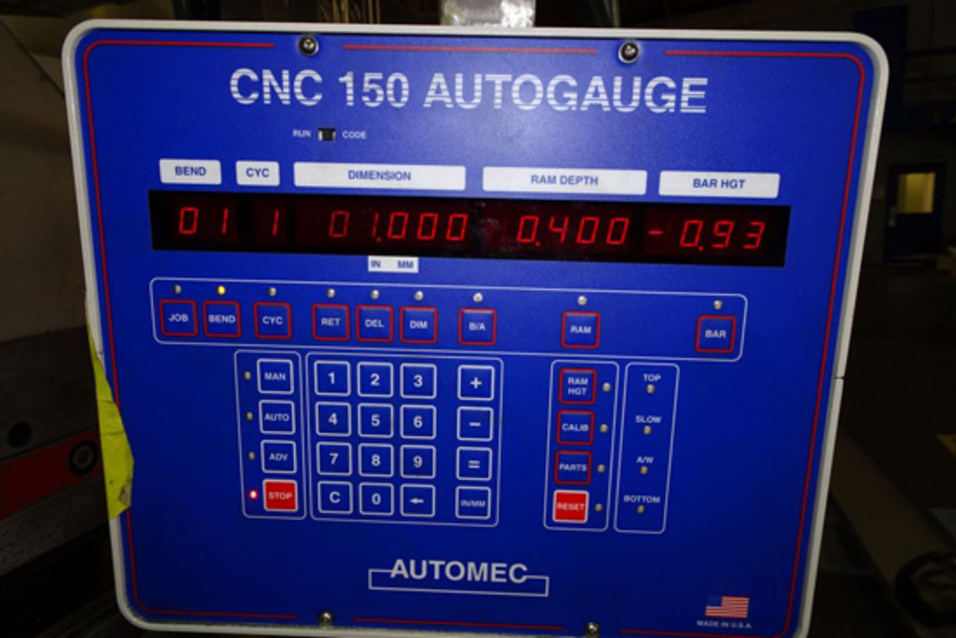 Cincinnati - CNC 3 Axis Hydraulic Press Brake 300 Ton x 20' (Located in Painesville, OH -- Lot #1012 - Image 9 of 15