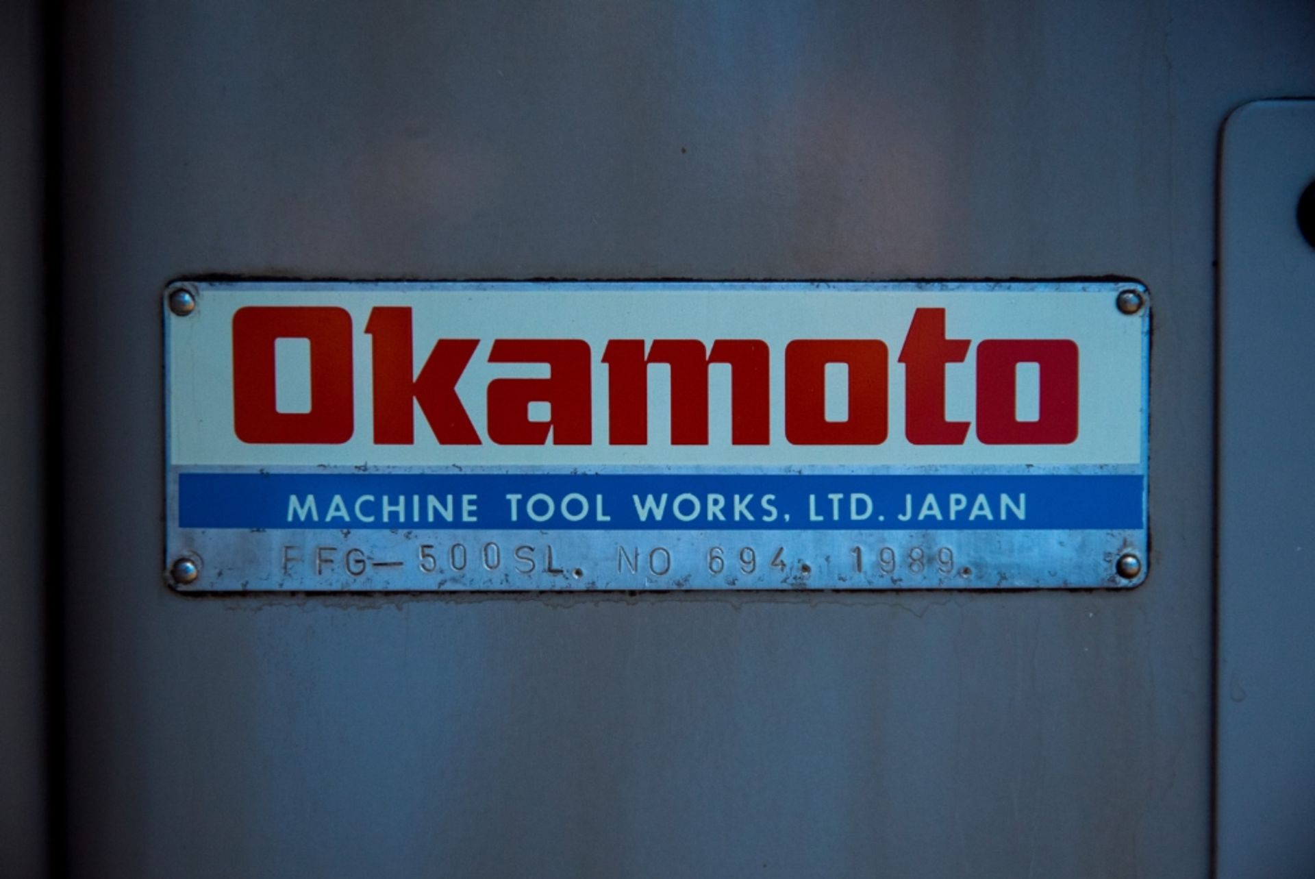 Okamoto Automatic Surface Grinder 6'' x 18''. LOADING FEE FOR THIS LOT: $250 - Image 19 of 20