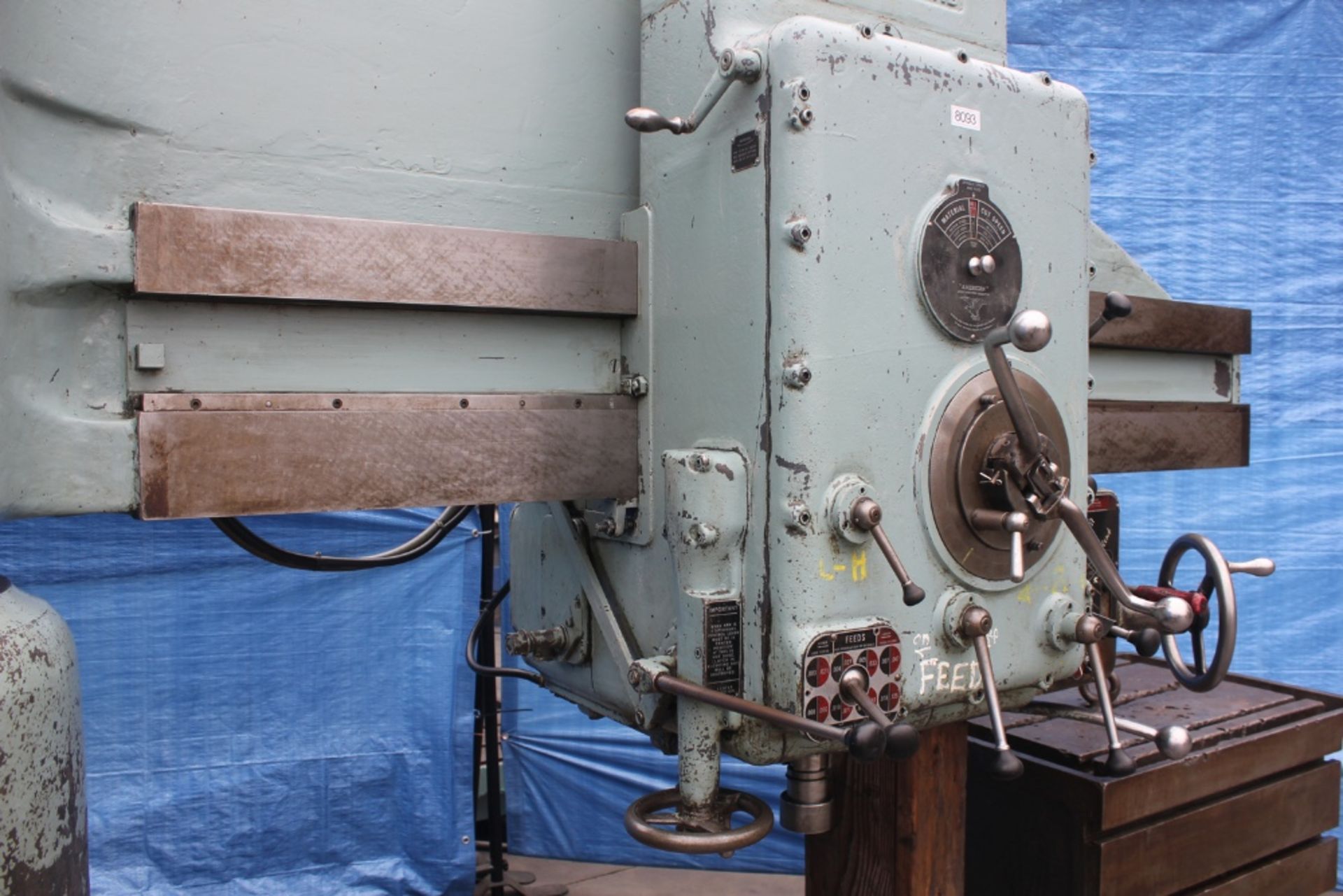 American Radial Arm Drill 6' x 15''. LOADING FEE FOR THIS LOT: $800 - Image 6 of 15