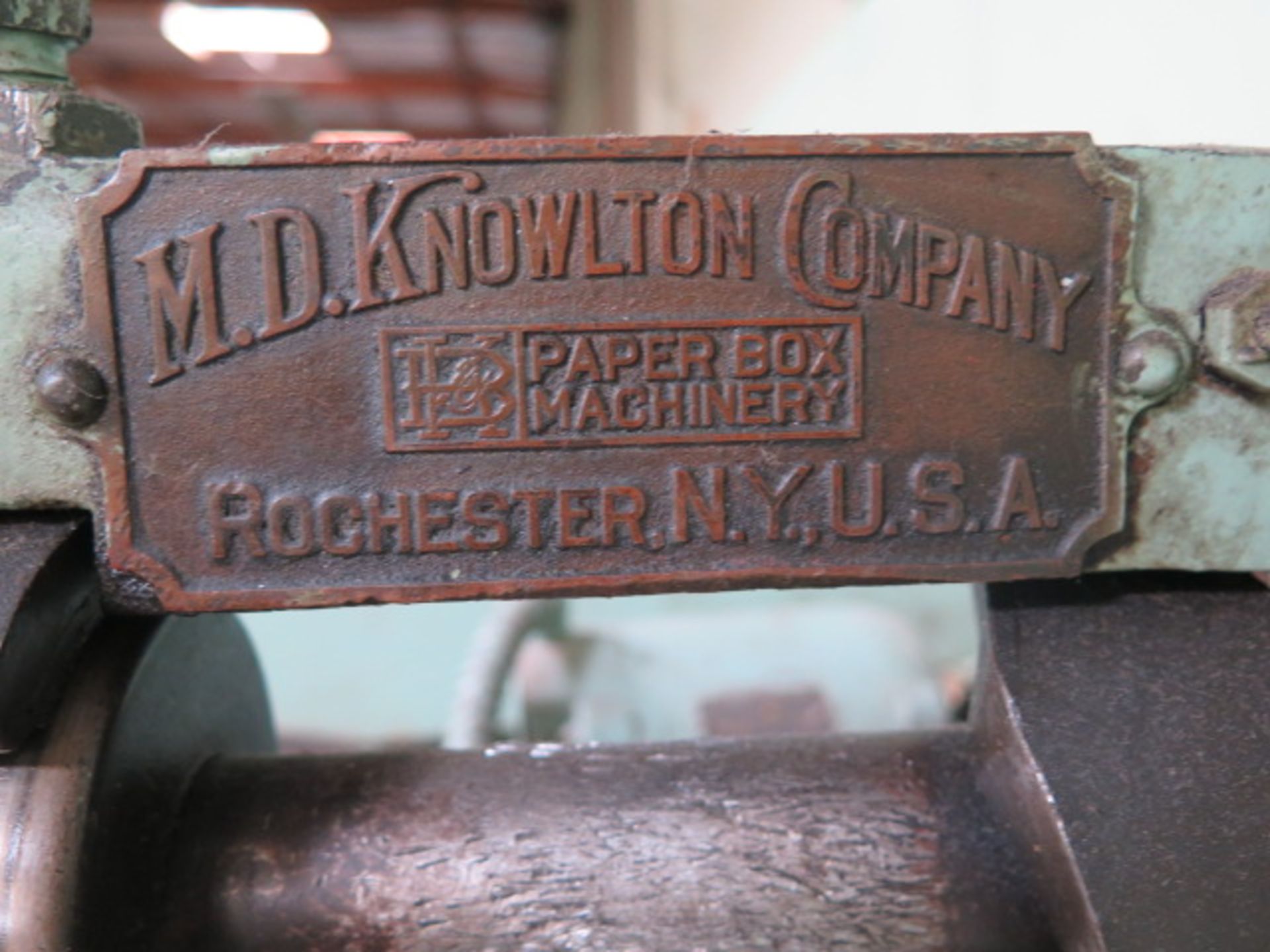 M.D. Knowlton Punch Press 5 Ton. LOADING FEE FOR THIS LOT: $75 - Image 4 of 10