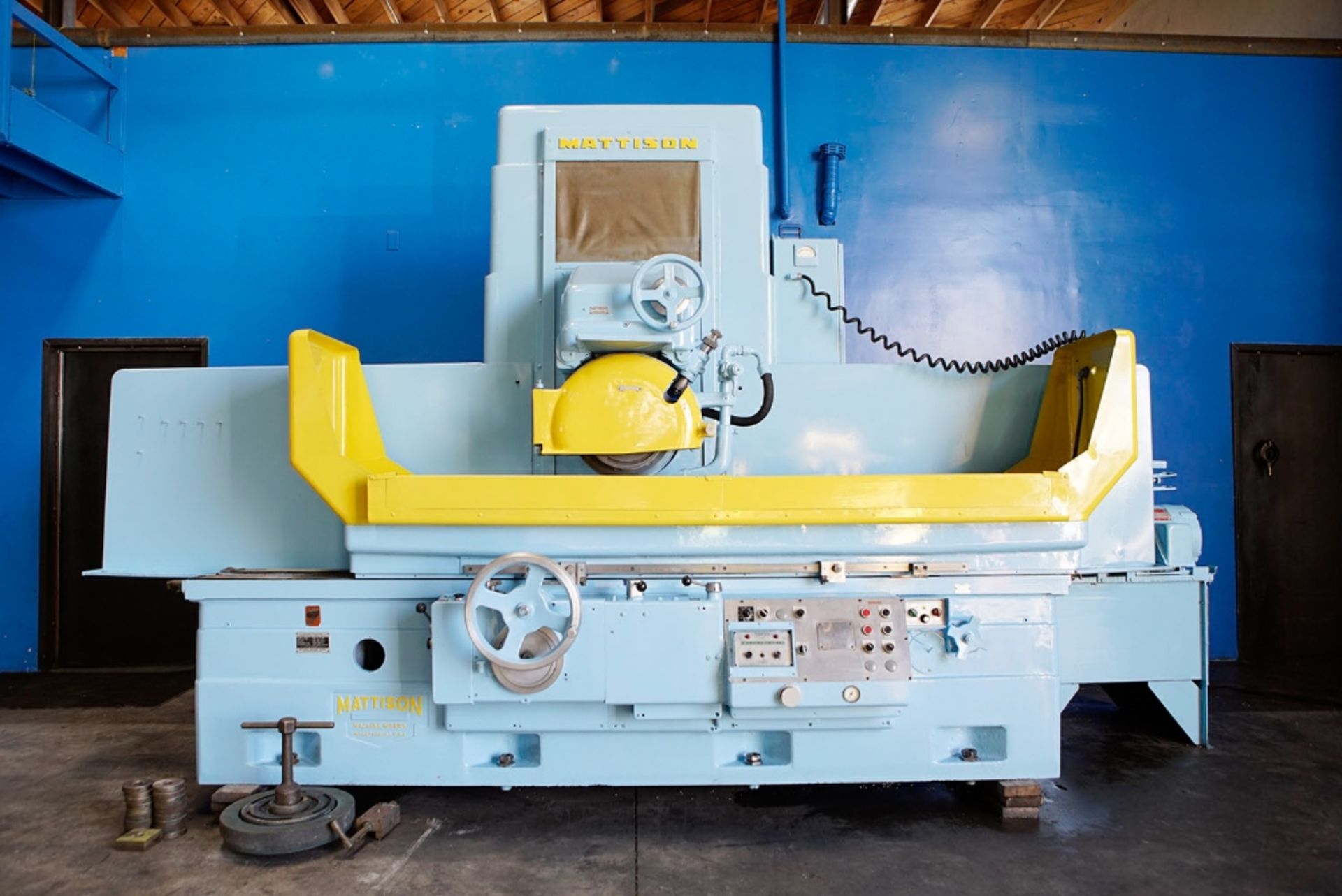 Mattison Automatic Surface Grinder 16'' x 48''. LOADING FEE FOR THIS LOT: $350