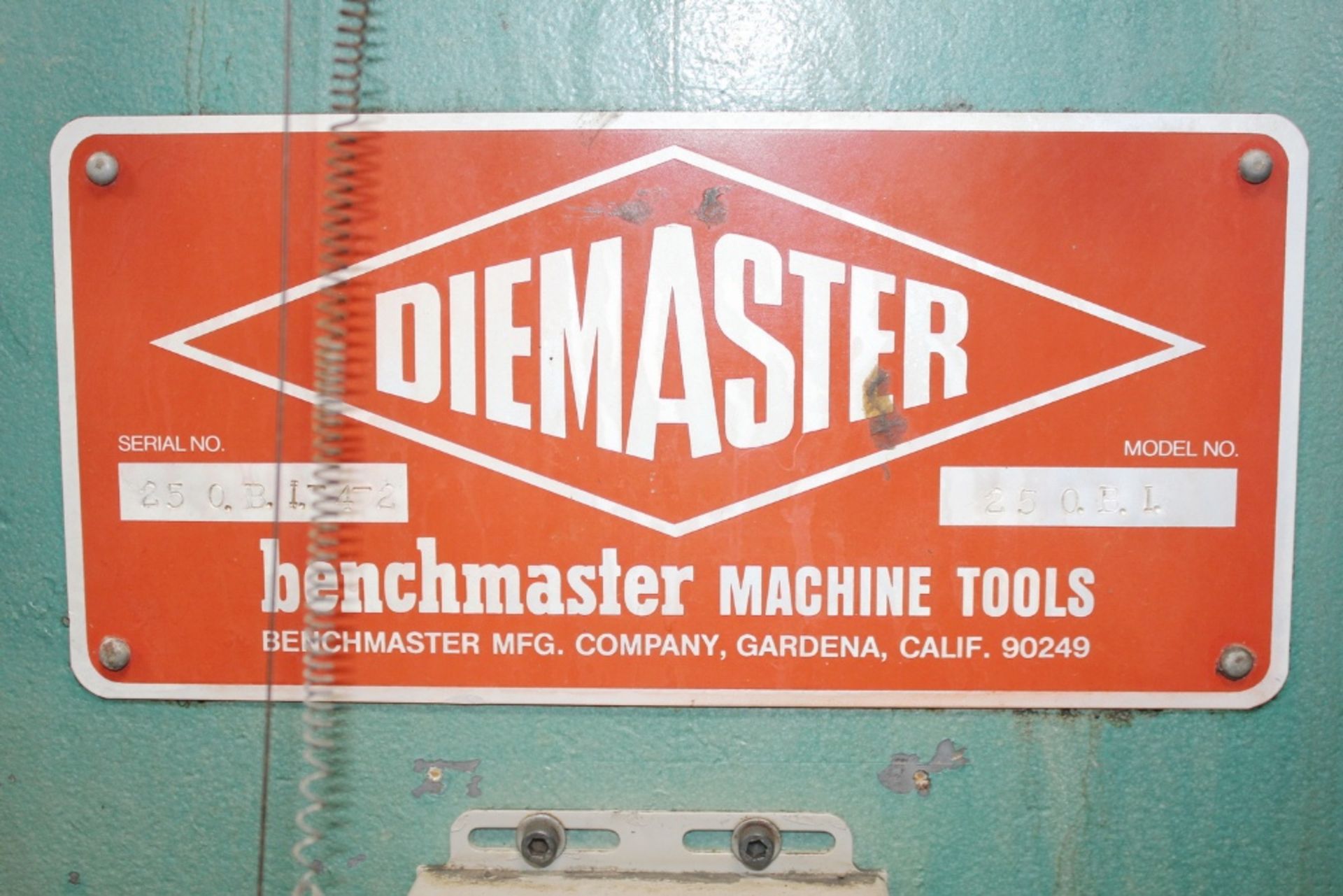 Benchmaster OBI Punch Press 25 Ton x 20'' x 14''. LOADING FEE FOR THIS LOT: $250 - Image 17 of 17