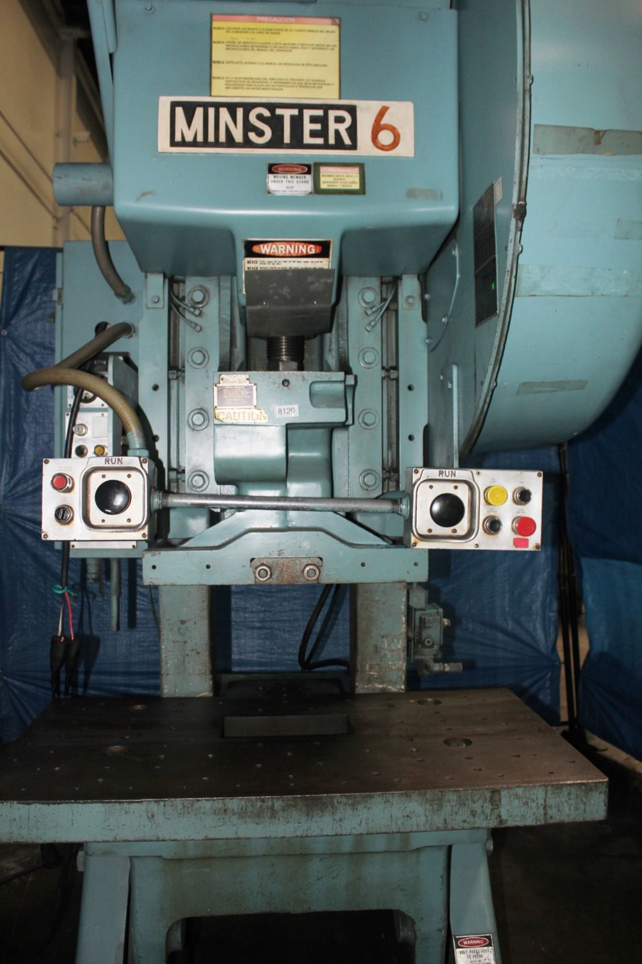 Minster Model 6 OBI High Speed Flywheel Punch Press Variable Speed 60 Ton - Image 5 of 20