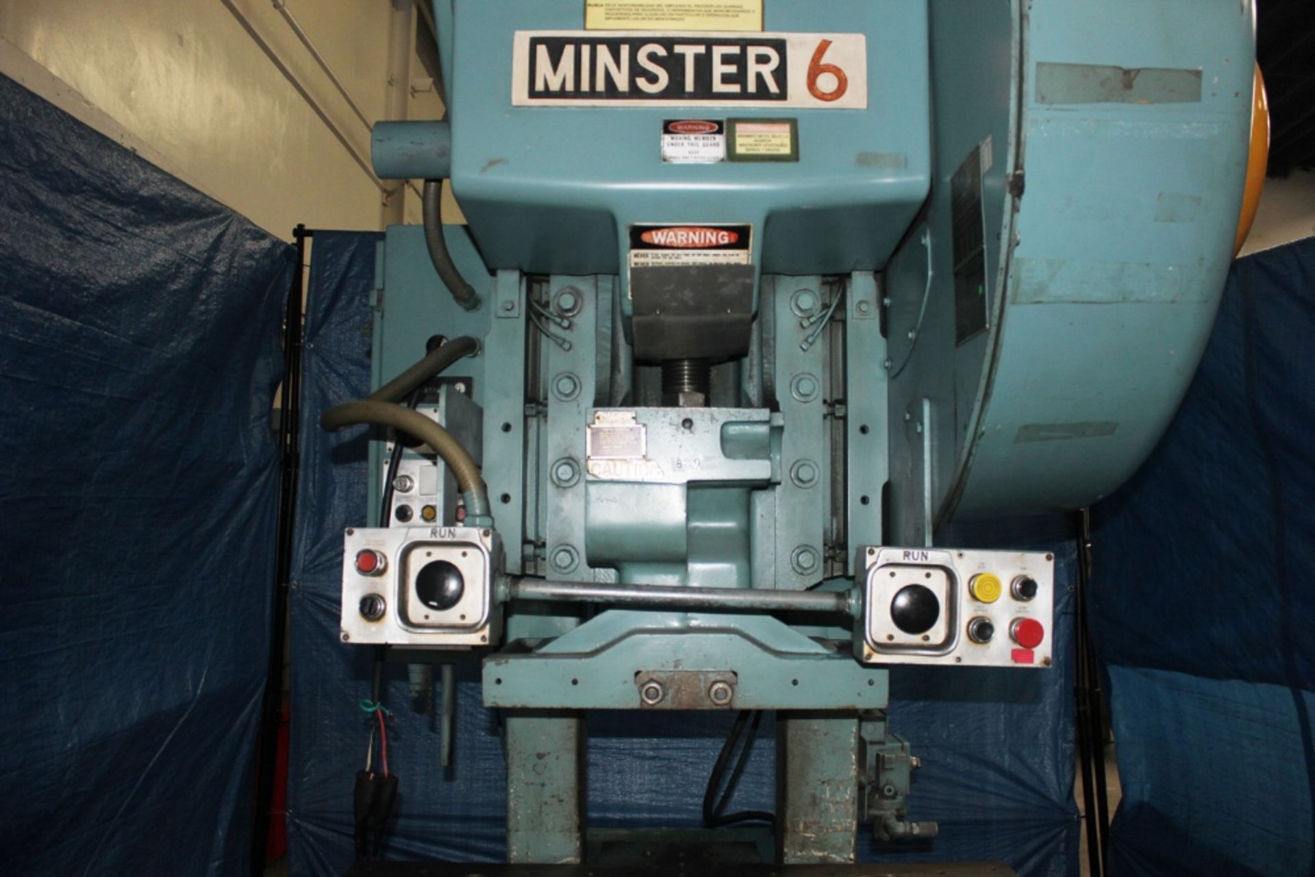 Minster Model 6 OBI High Speed Flywheel Punch Press Variable Speed 60 Ton - Image 3 of 20