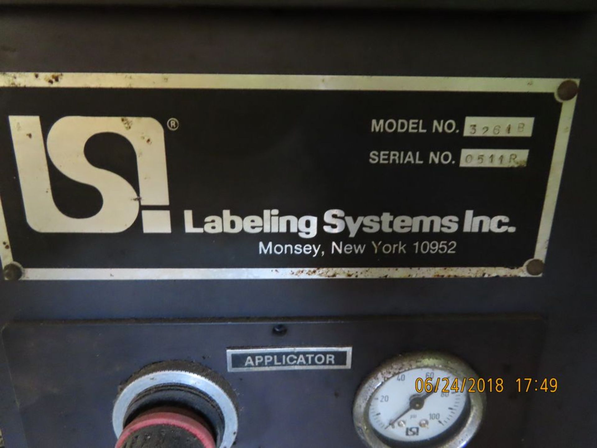 LSI Pressure Sensitive Label Applicator - Image 2 of 2