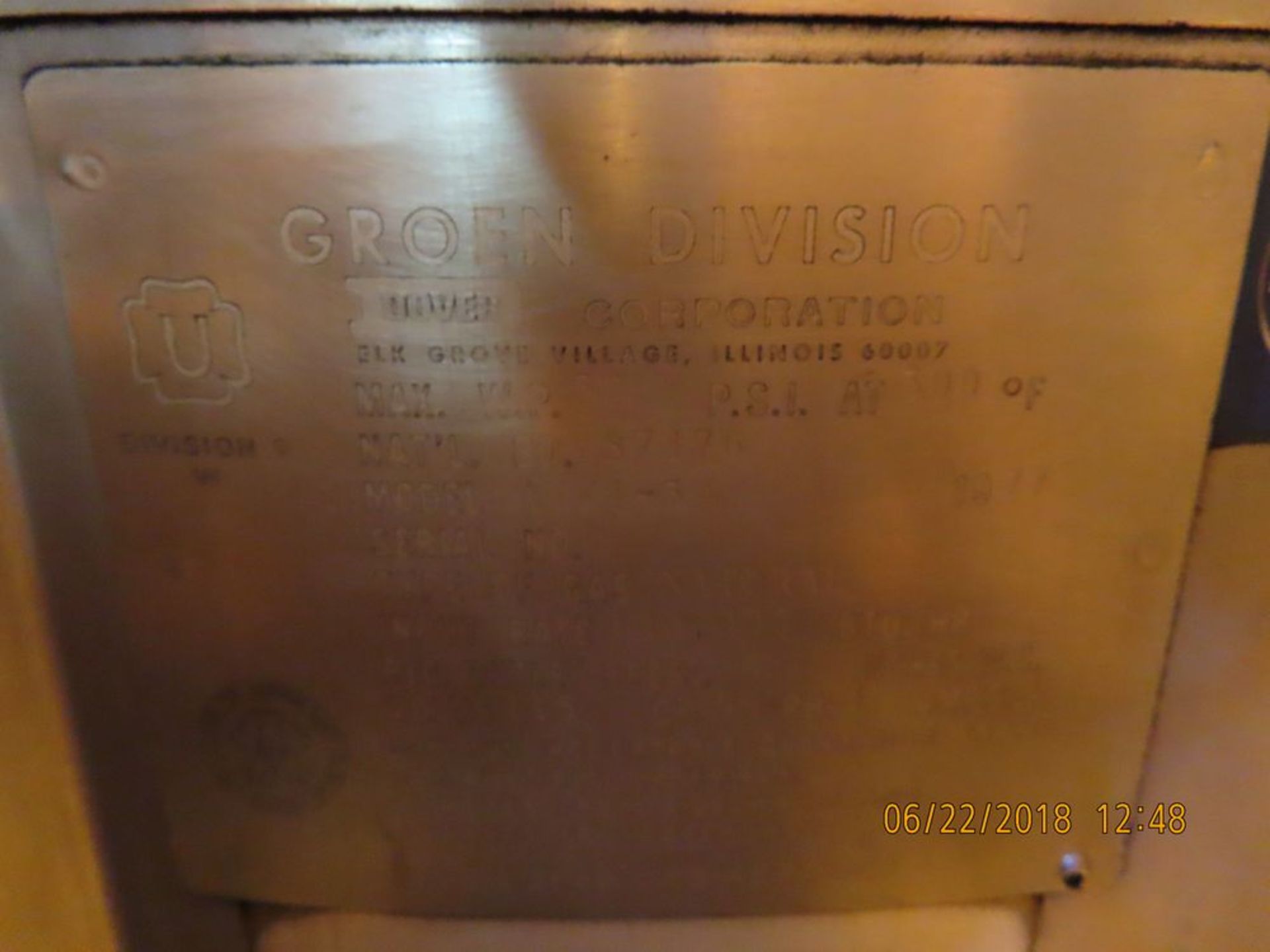 Groen Gas-Fired mod. AH/1-30, 115V Kettle - Image 2 of 3