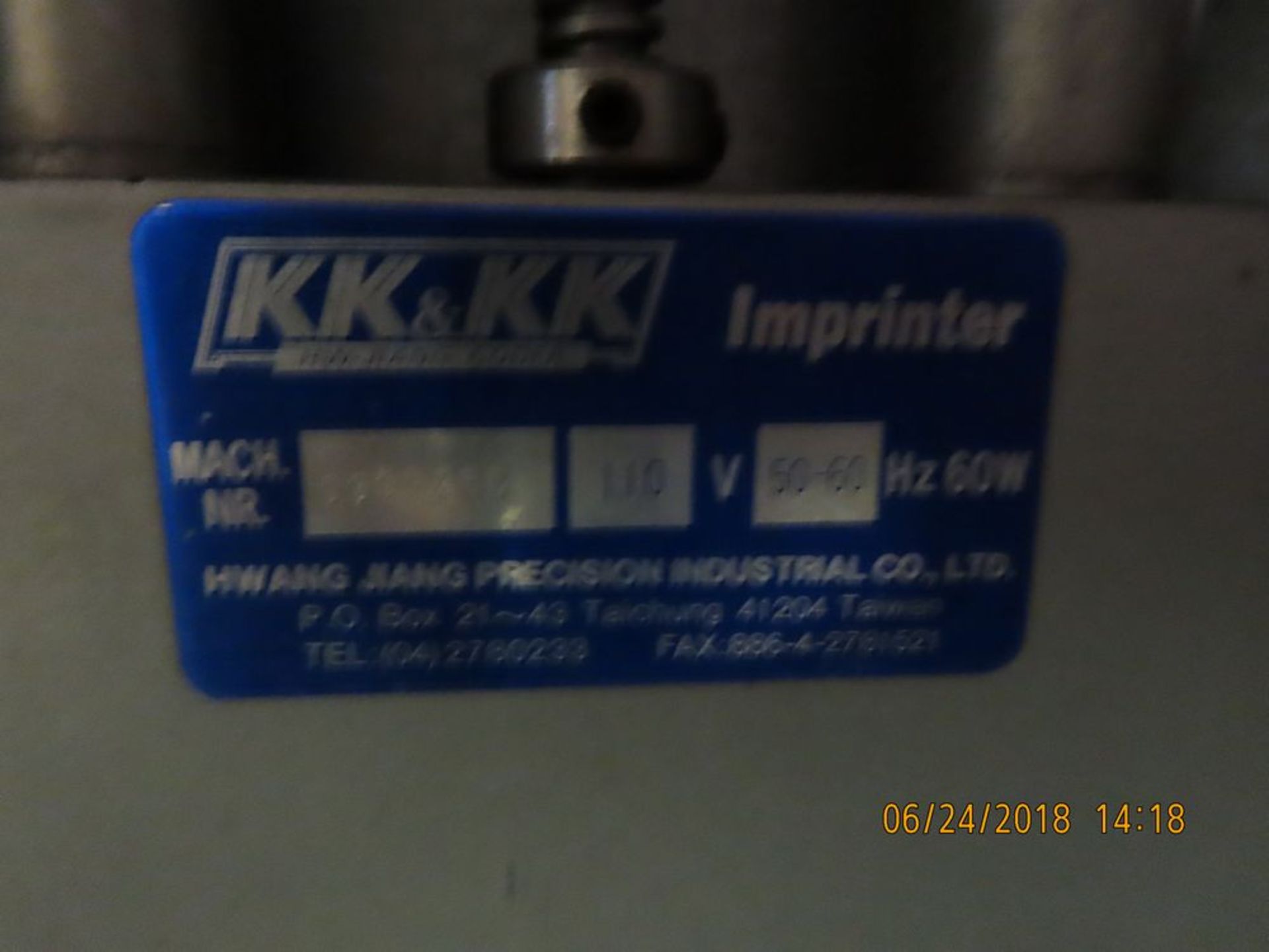 K&K Automatic Wrap Around Labeler, 6'' Max. label - Image 3 of 3