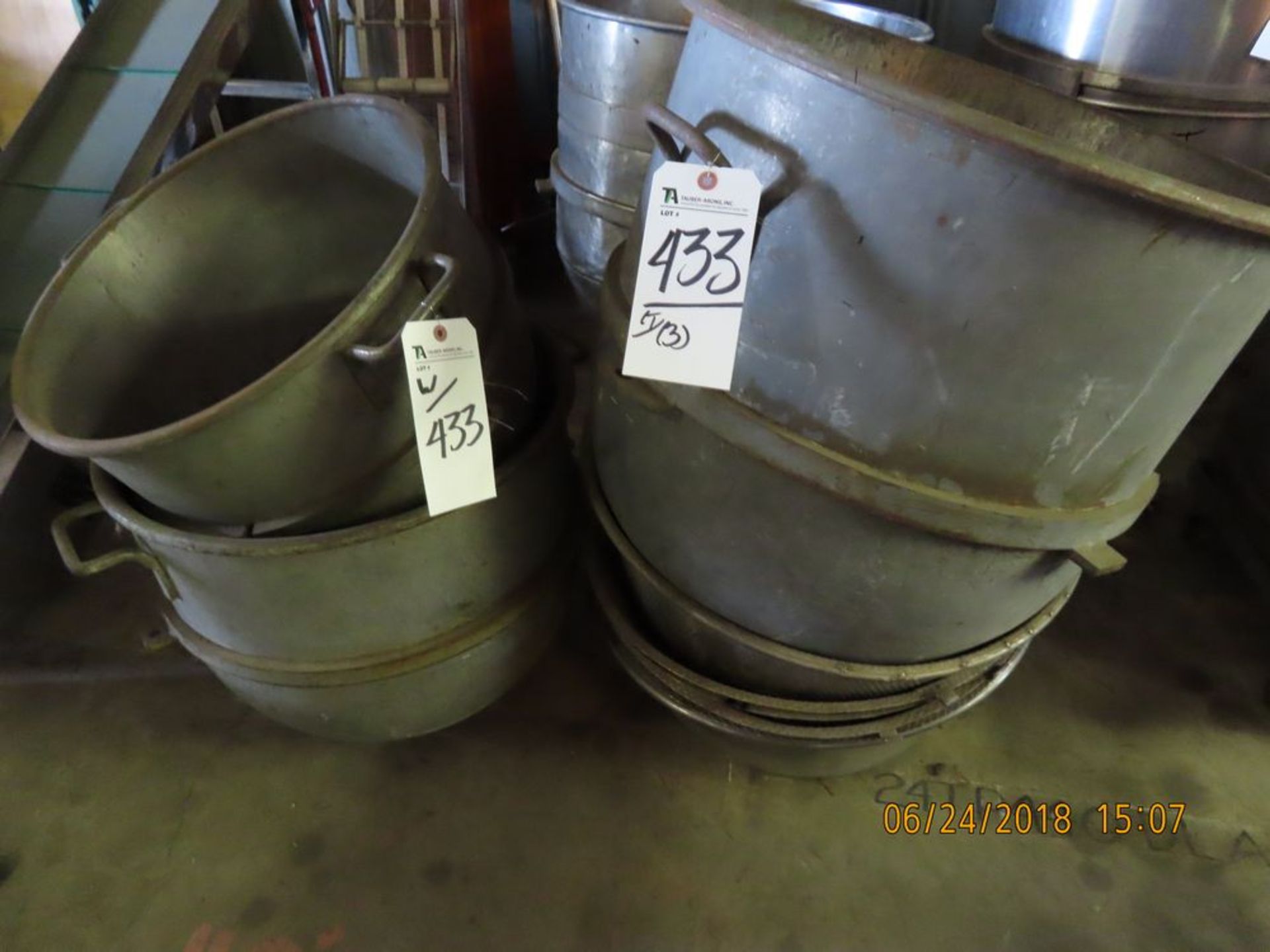 (Lot) (3) Hobart 140 Qt Mixers