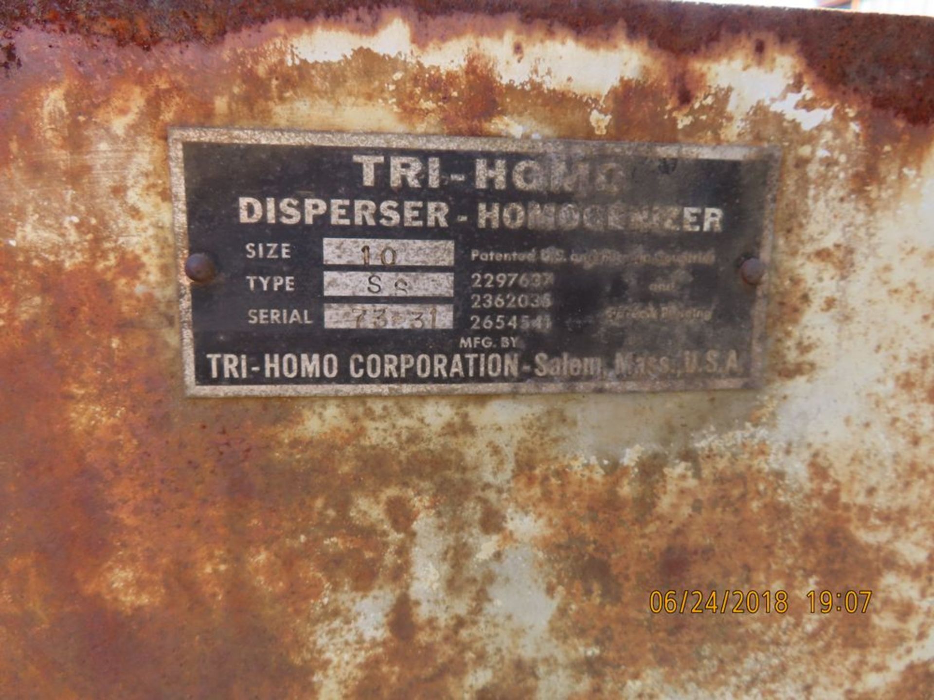 Tri-Homo 25hp Homogenizer - Image 4 of 6