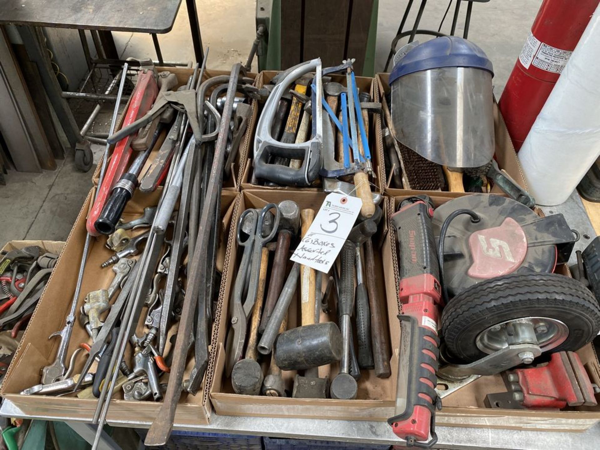 (Lot) (6) Boxes of Assorted Hand Tools