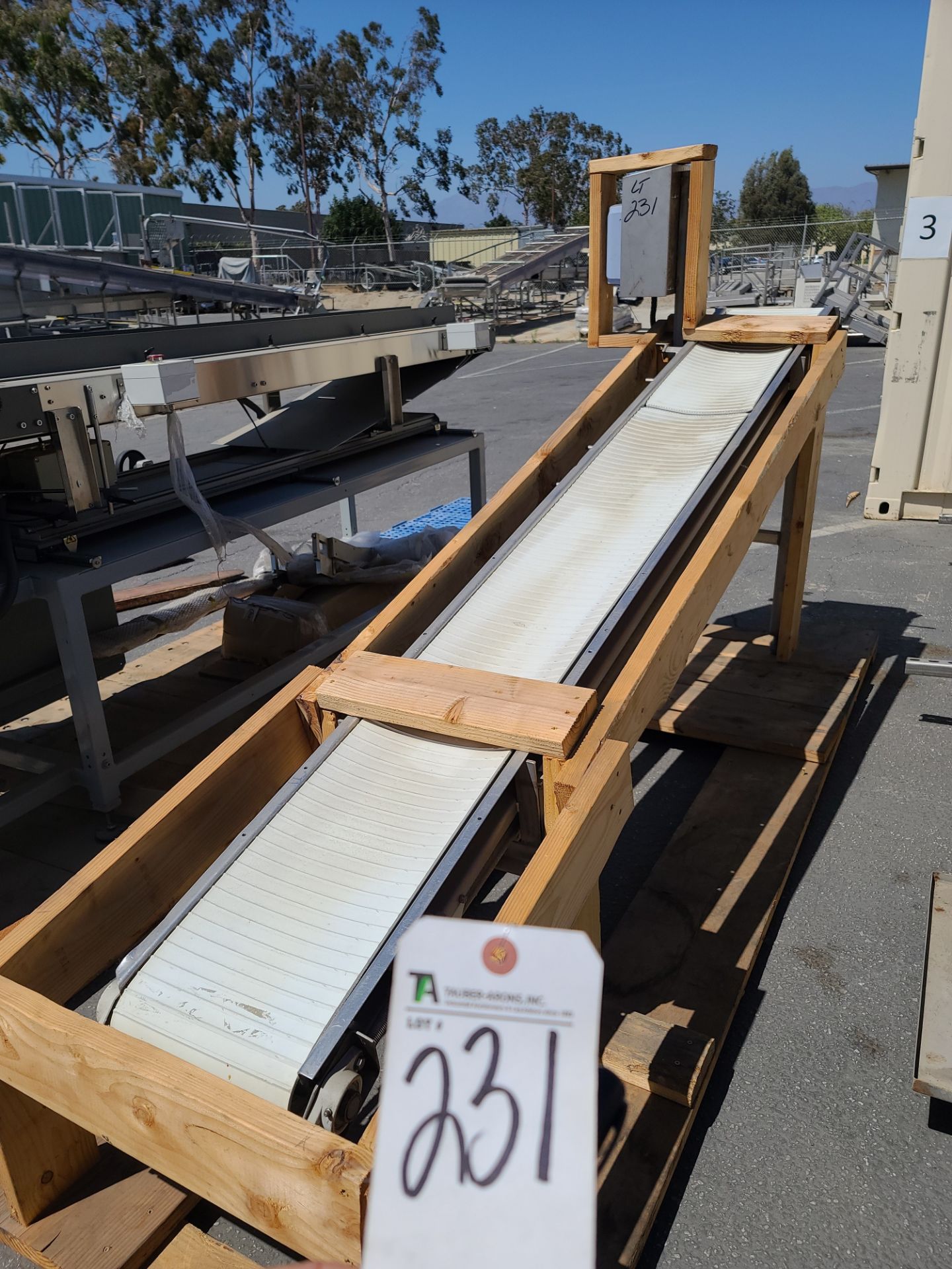 S.S. Conveyor, 12'' x 10'L (Located at: 226 Montgomery Ave; Oxnard, California)