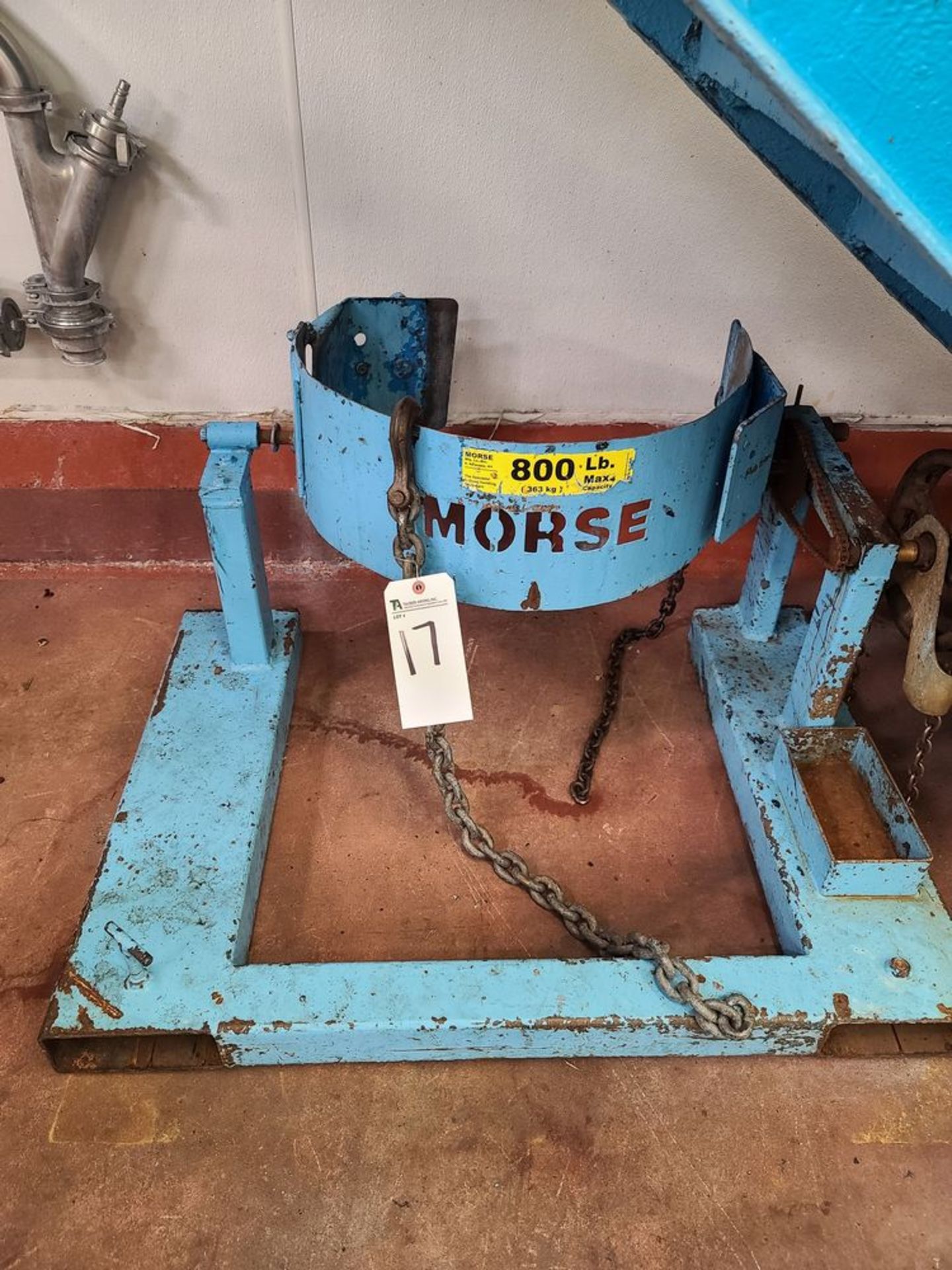 Morse 55 Gal. Drum Lift, 800lb. Cap.