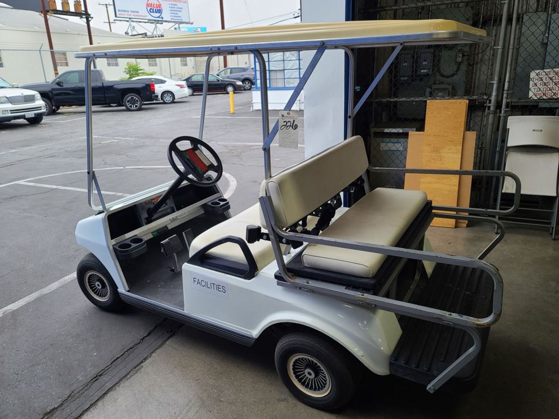 Club Car Electric Golf Cart w/ Rear Seat