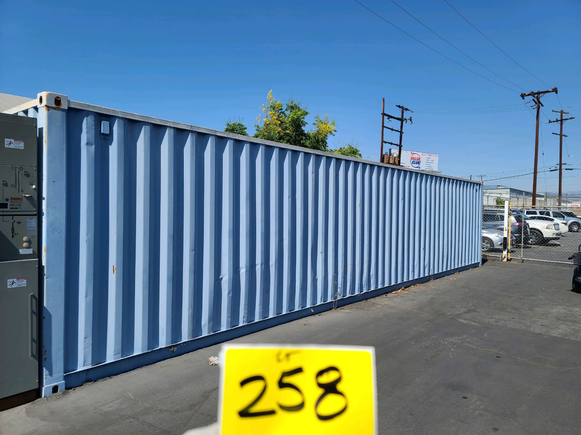 (Lot) Steel Storage Container, 40' x 92'' x 90''T Inside Dimensions w/ Contents, File Cabinets - Image 2 of 2