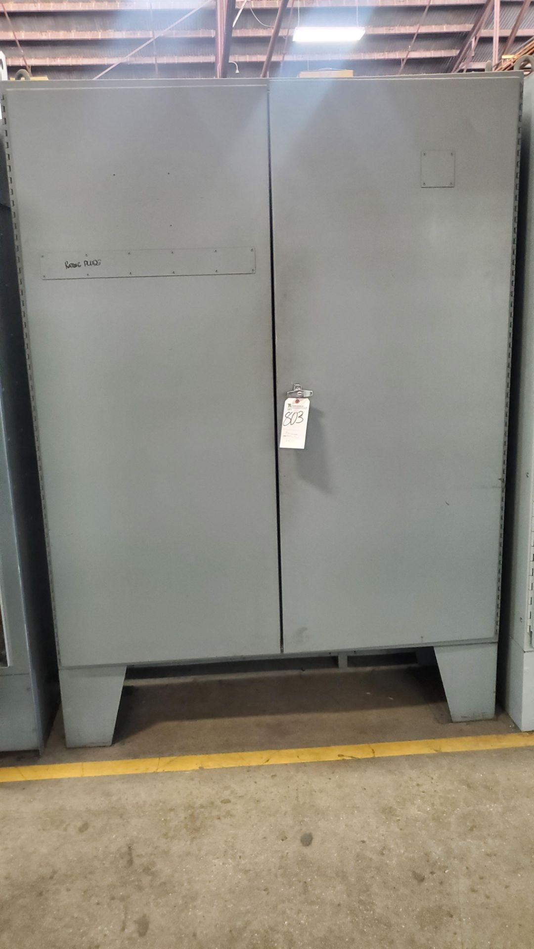 (Lot) Programmers, Rating Plugs, Misc w/ Cabinet (LOADING FEES: $200)