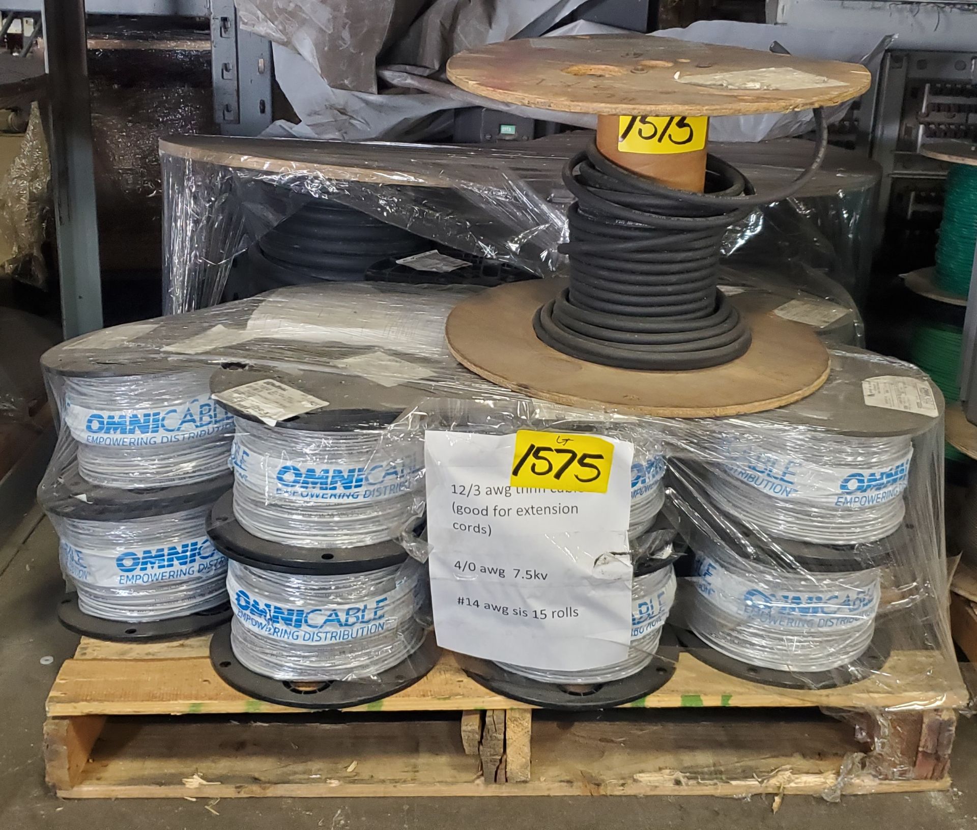 (Lot) Pallet of Electrical Cable (LOADING FEES: $25)