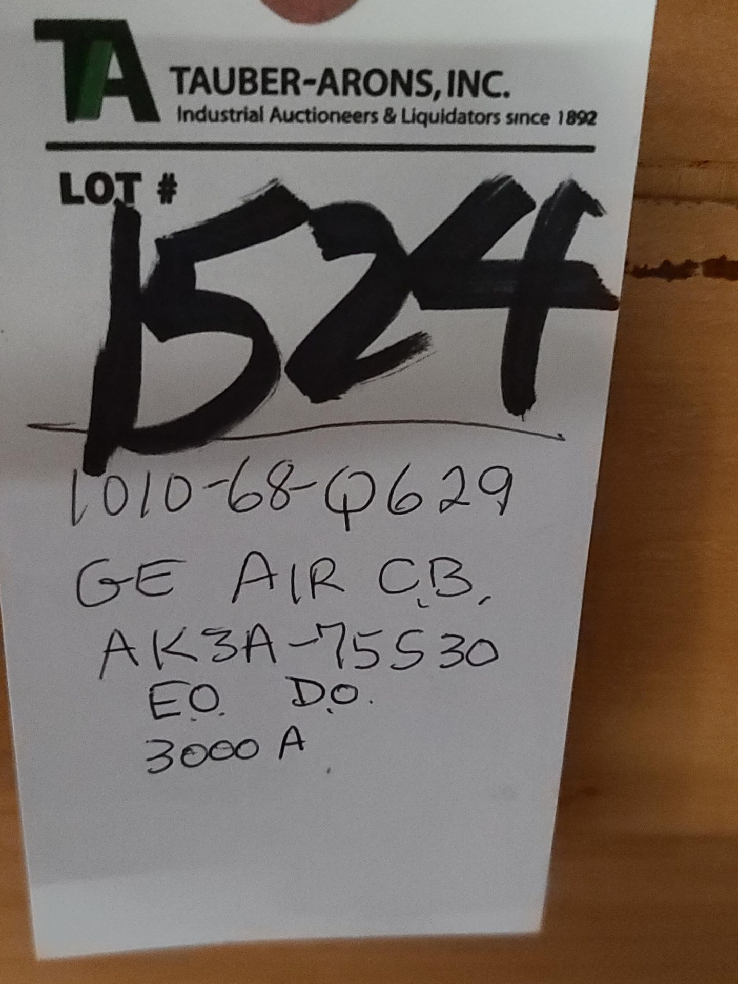 General Electric mod. AK3A-75530, Air Circuit Breaker, EO/DO 3000A (LOADING FEES: $25) - Image 2 of 2