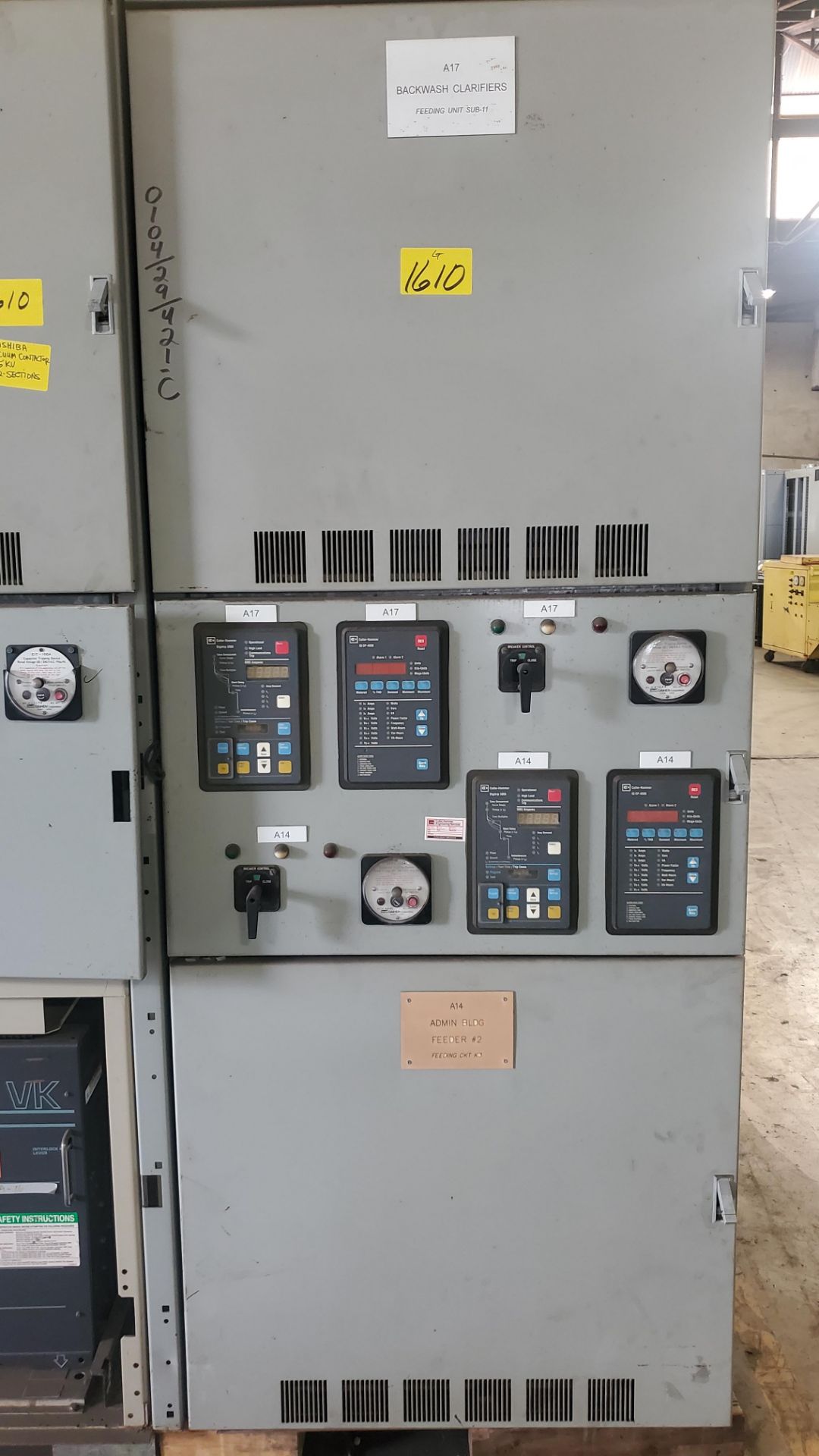 (Lot) Toshiba Vacuum Contactor 5KV (2 Sections) (LOADING FEES: $150) - Image 3 of 8