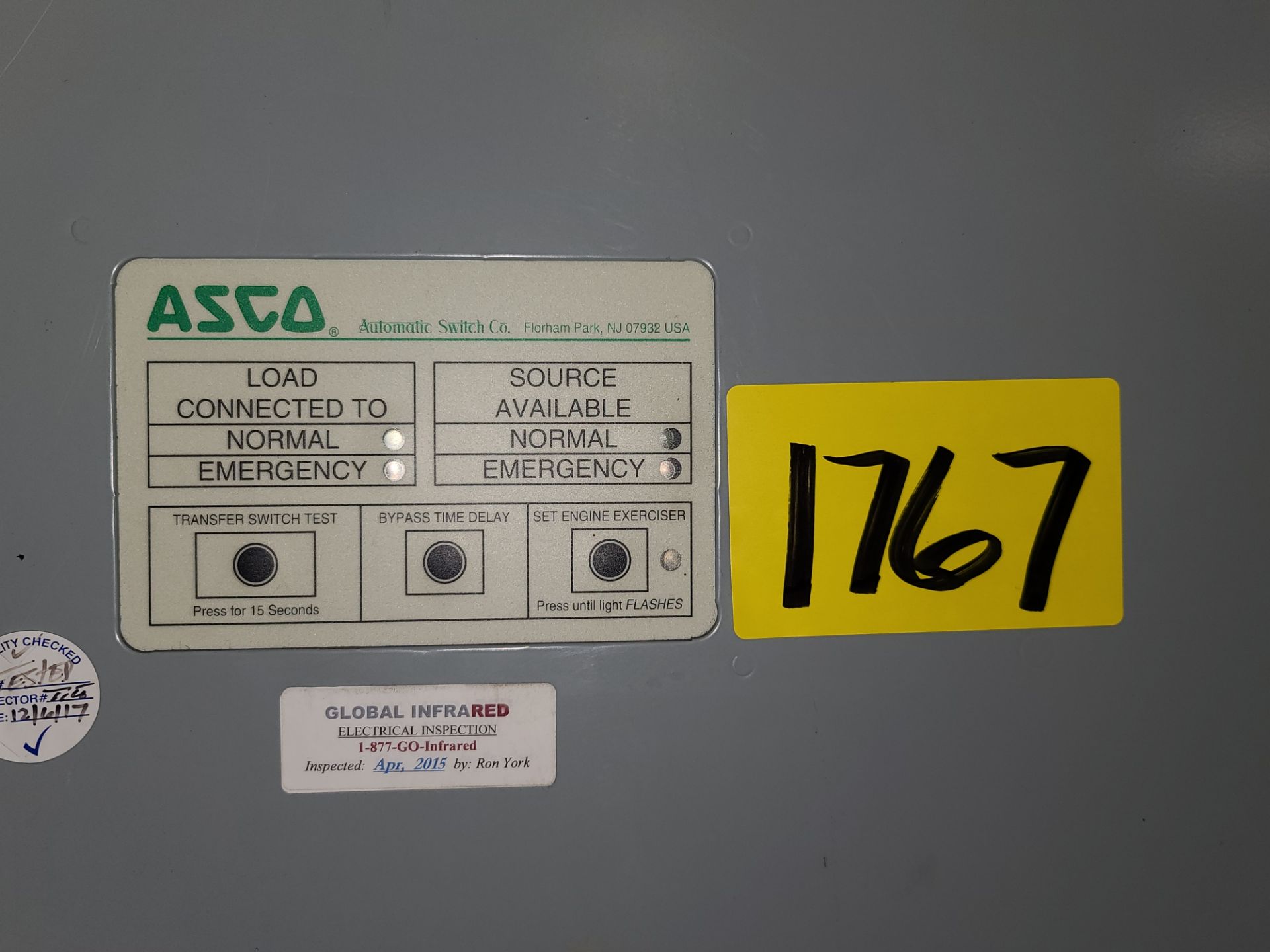 ASGO Transfer Switch mod. Series 300, 1200A 480Y/277, 60Hz, 30 (LOADING FEES: $150) - Image 3 of 3