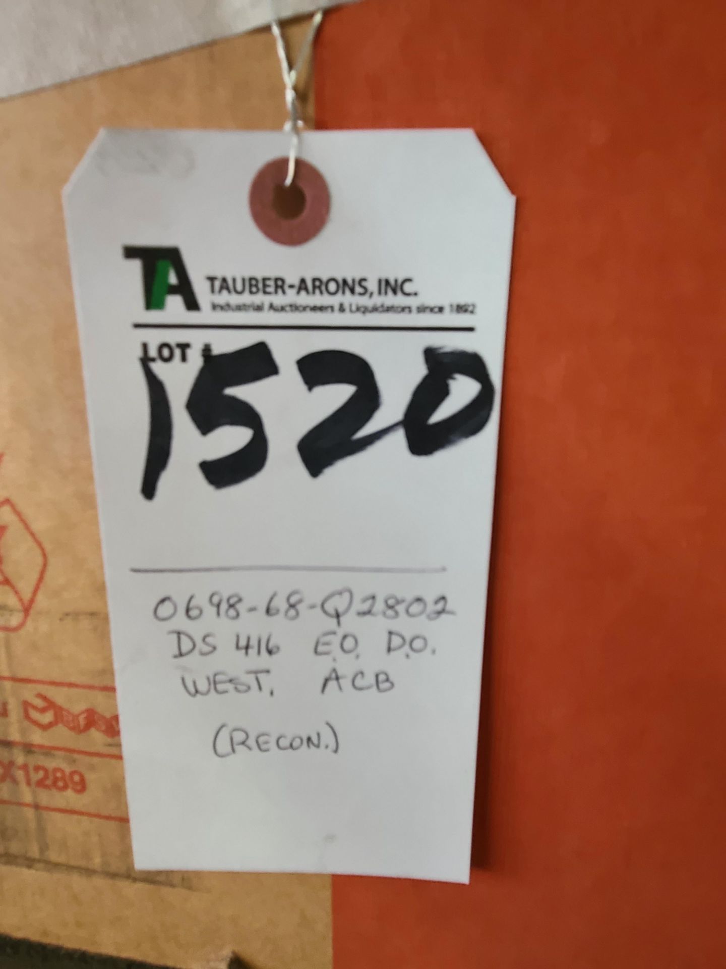 Westinghouse mod. DS416 EO/DO Air Circuit Breaker (Reconditioned) (LOADING FEES: $15) - Image 3 of 3