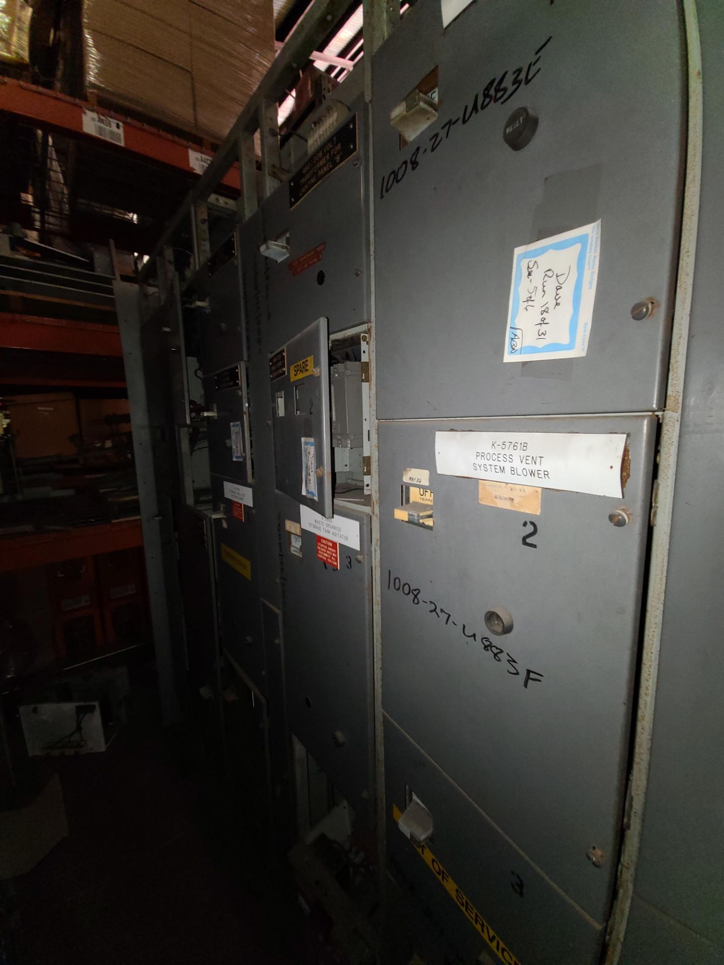 (Lot) West Type W, Siemens 89, GE 8000, N-1, 3ph 480V w/ Assorted Buckets (LOADING FEES: $250) - Image 3 of 3