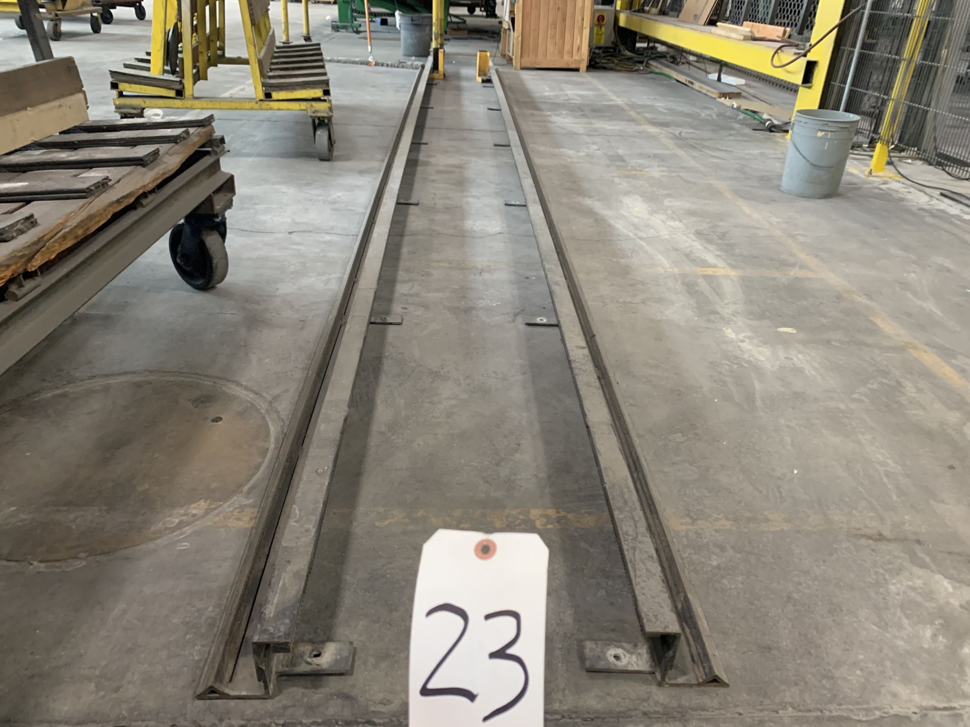 (LOT) Manual power case racks w/ Tracks - Image 2 of 2