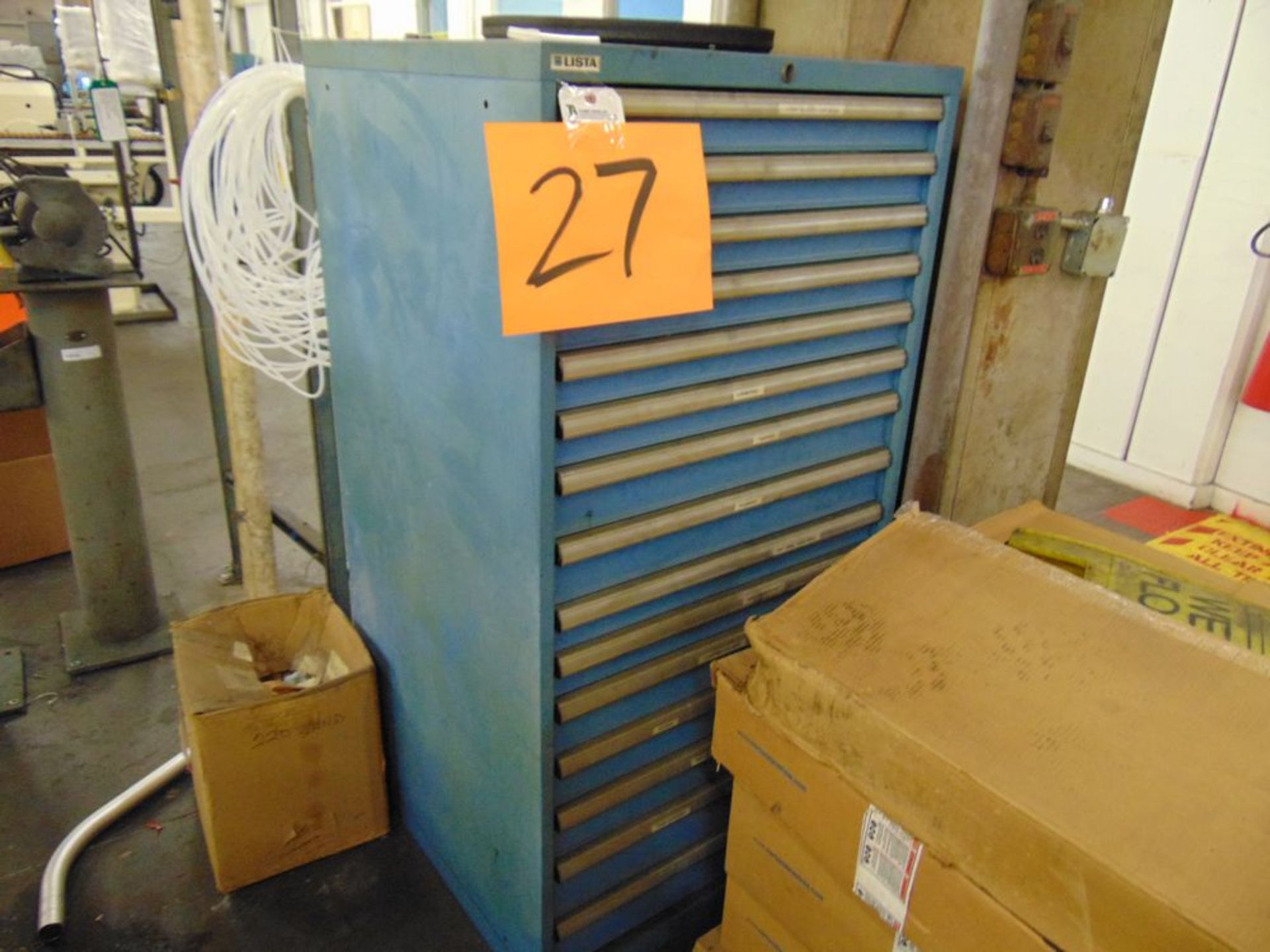 (Lot) Lista Tool Cabinet w/ Contents (LOADING FEES: $40)