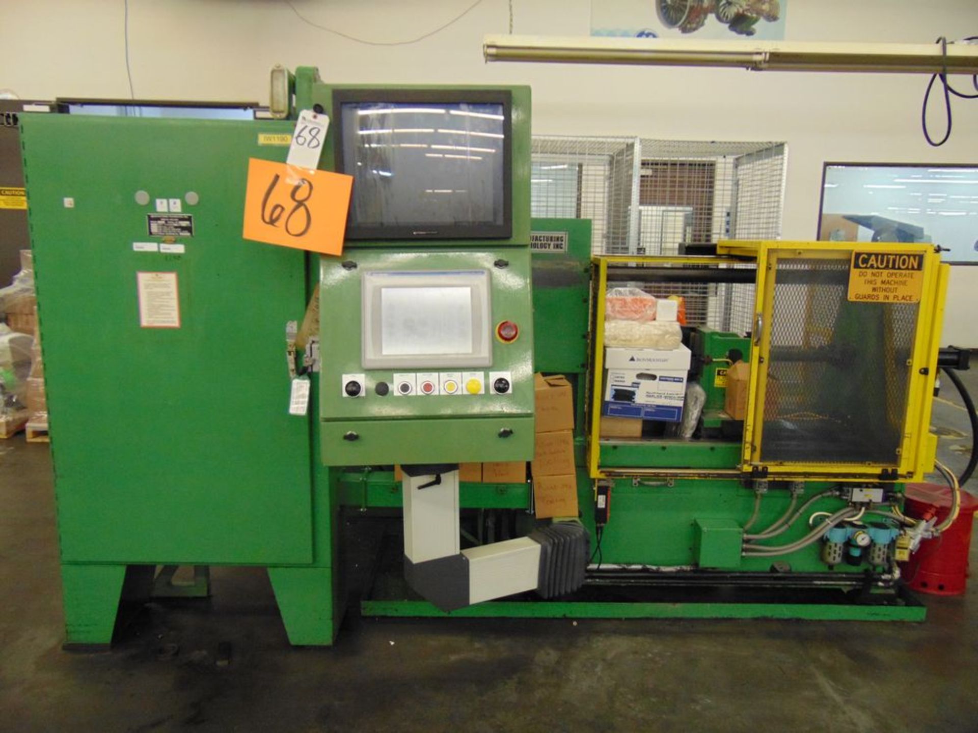 (2009) MTI 90B Hook Bolt Machine, Inertia Welder, 50hp, S/N 09BHLF2897 (LOADING FEES: $1600)