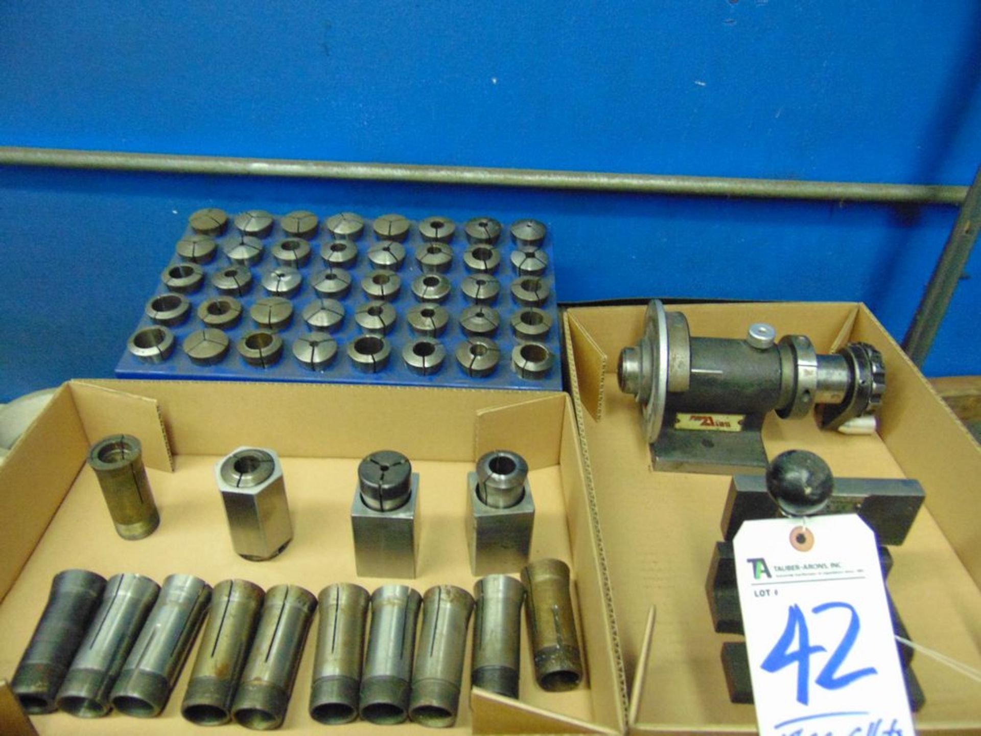 (Lot) 5C Spindex, 5C Collet Fixture, 5C Collets