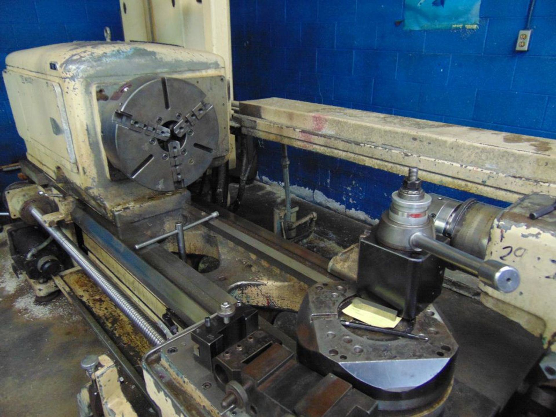 Marnarch Type 2510, 20'' x 72'' CNC Lathe w/ Fagor CNC Controls, 3-Jaw Chuck, Tool Post, - Image 3 of 3