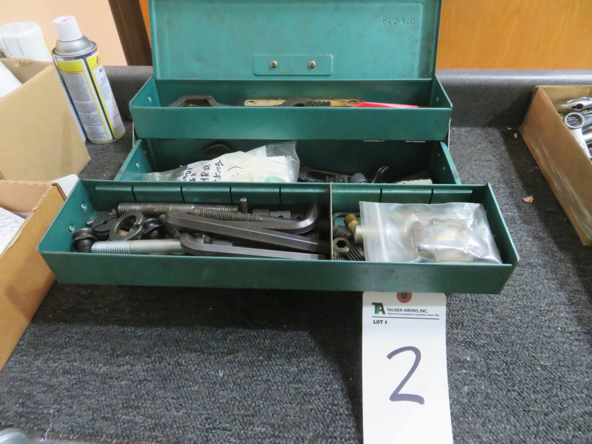 (Lot) Multi-Stack Toolbox w/ Assorted Wrenches & Tool Bits - Image 2 of 2