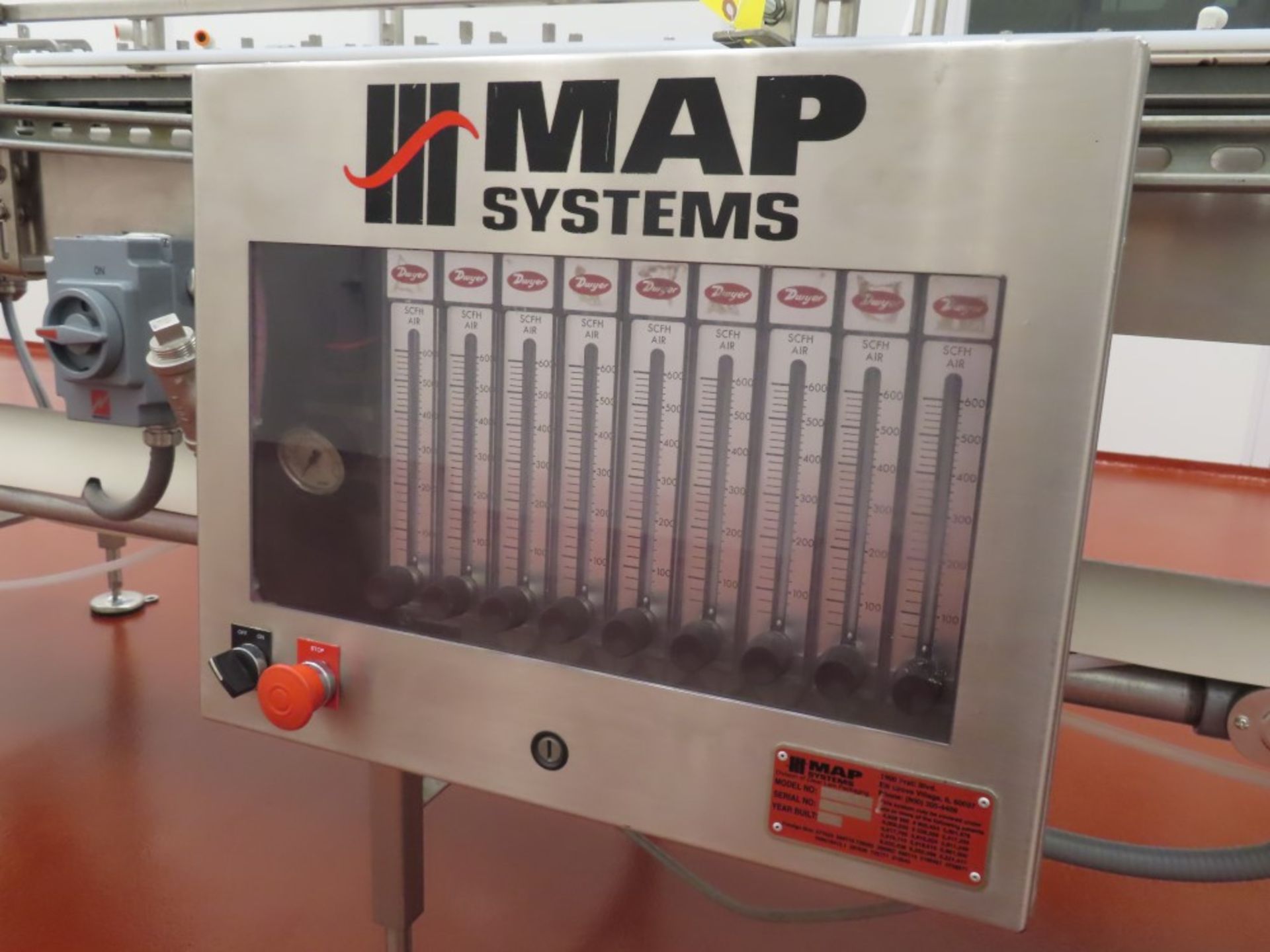 2003 Map Systems 9.5' Diverting & Sorting Conveyor - Image 3 of 5