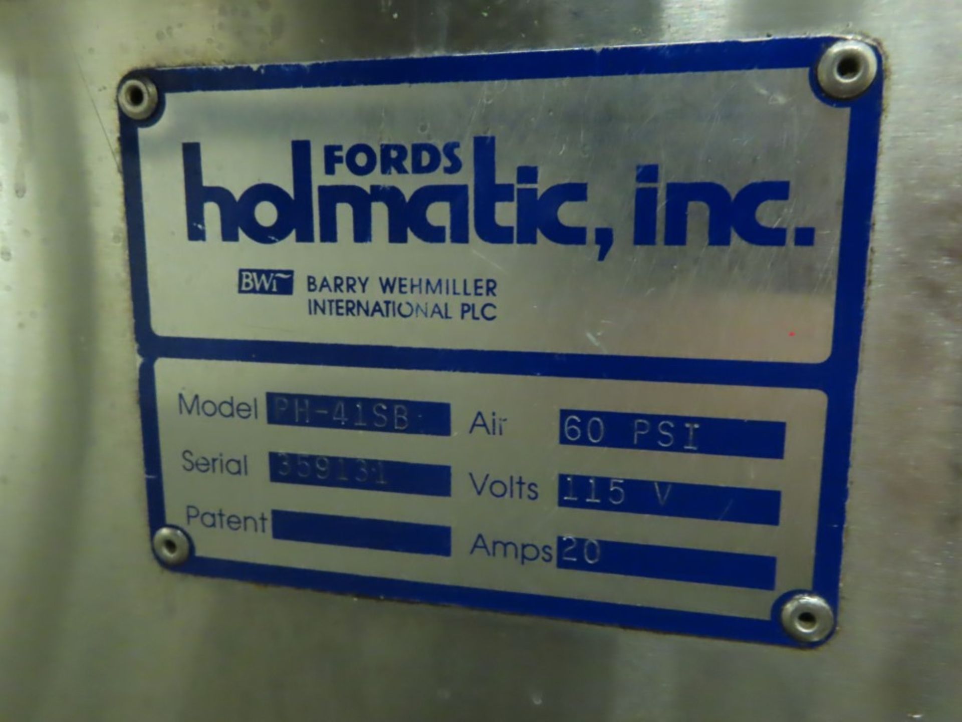 Barry Wehmiller Fords Holmatic Inline Over Capper - Image 7 of 7