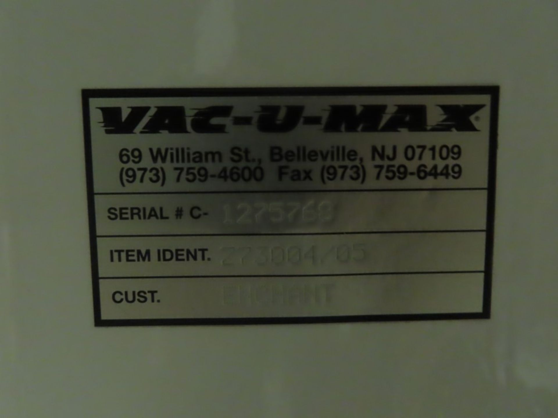 2015 Vac-U-Max Mobile Vac Conveying Sys (SEE NOTE) - Image 6 of 12