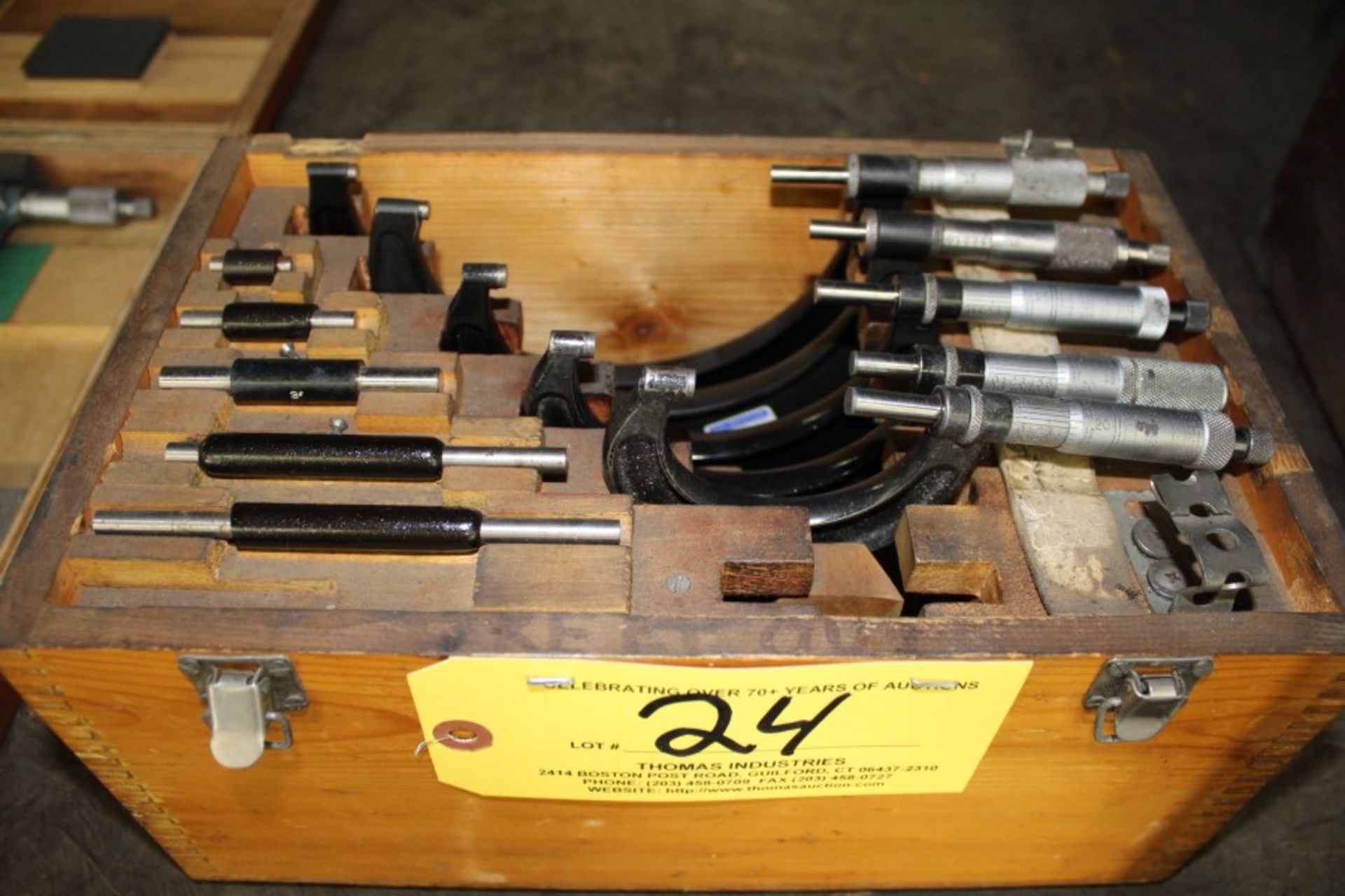 Starrett Micrometer Set Size Range;