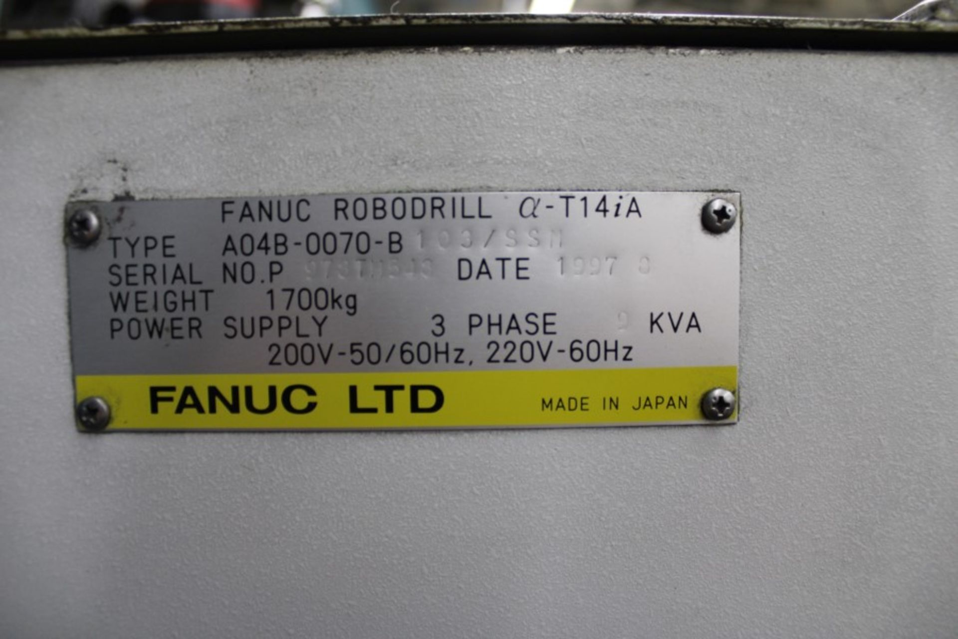 Fanuc Robodrill Vert Machining Center (SEE NOTE) - Image 5 of 5