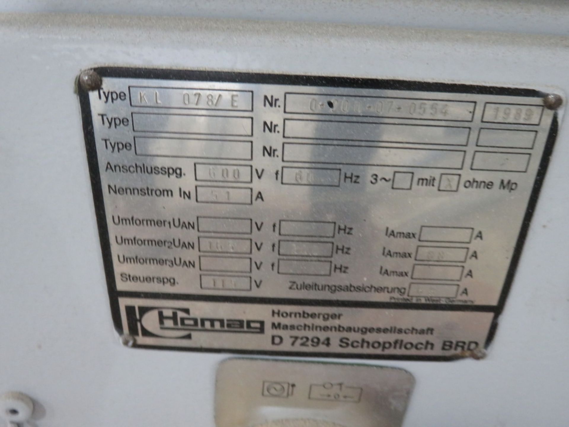 Homag KL 078/E Optimat Softforming Edgebander - Image 9 of 9