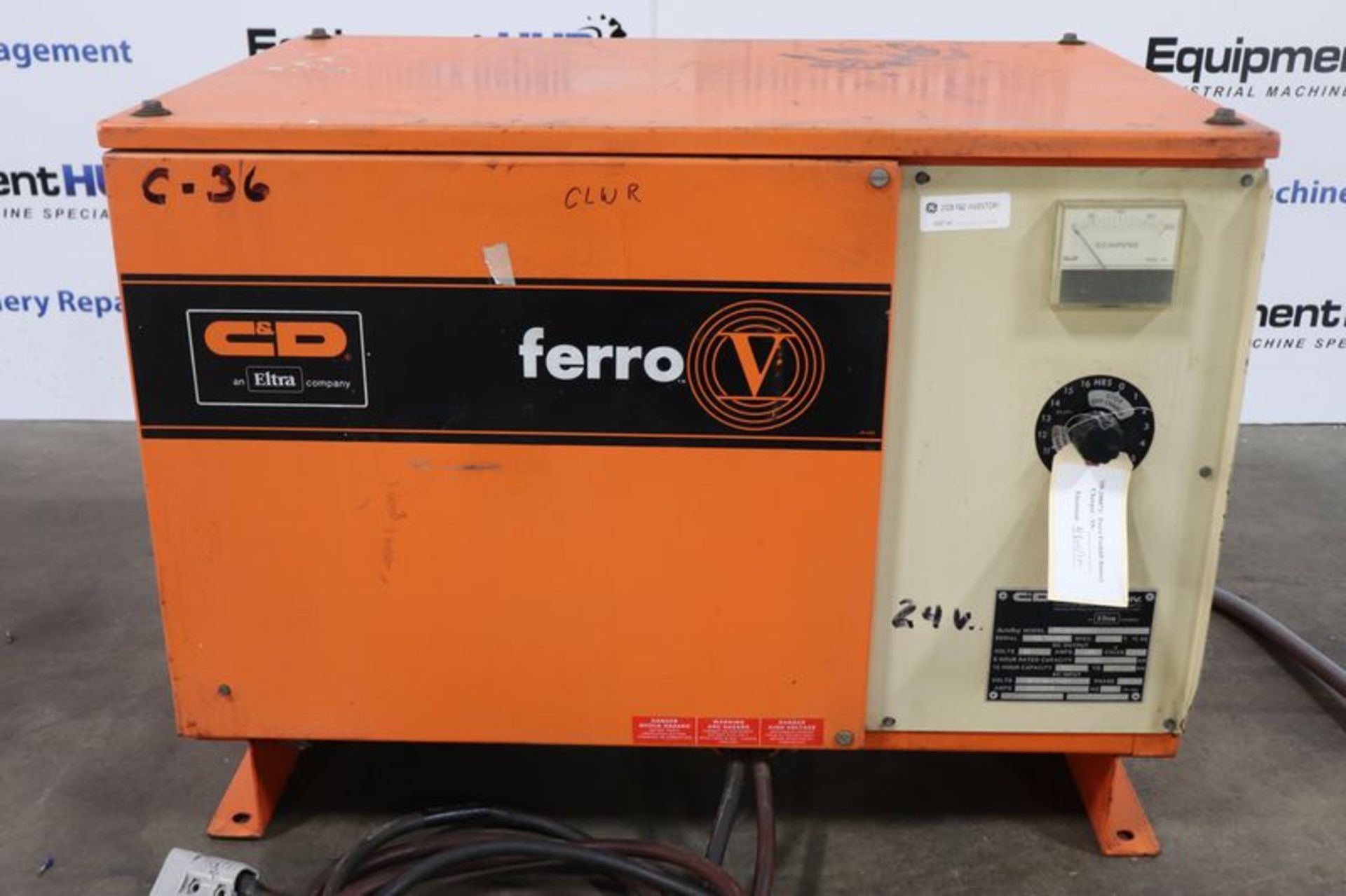 C & D Ferri FR12H/K135G 24V Forklift Battery Charger