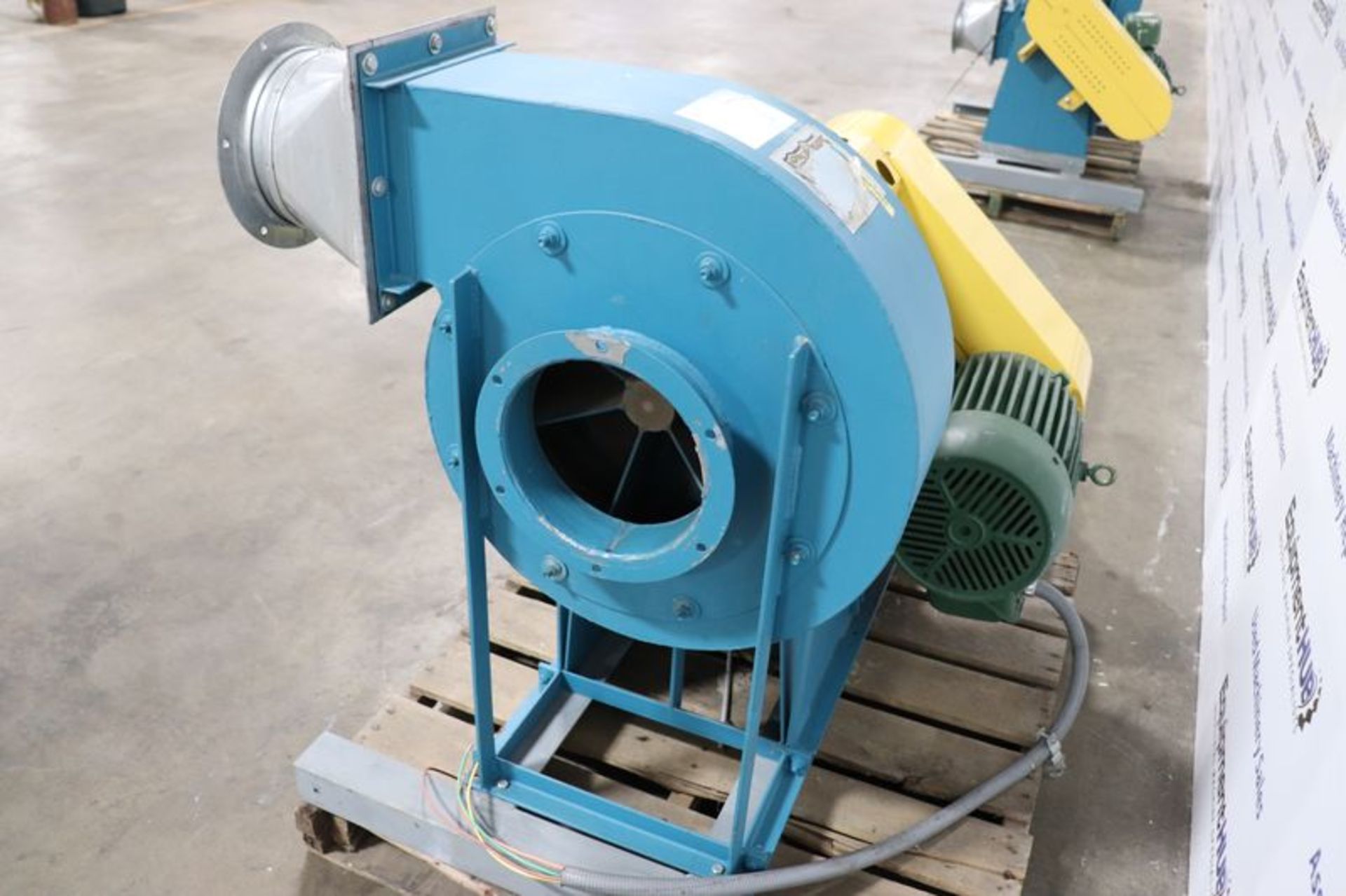 Twin City Fan RBW-SW 909 9BL 7.5HP Industrial Radial Blade Fan Blower - Image 7 of 9