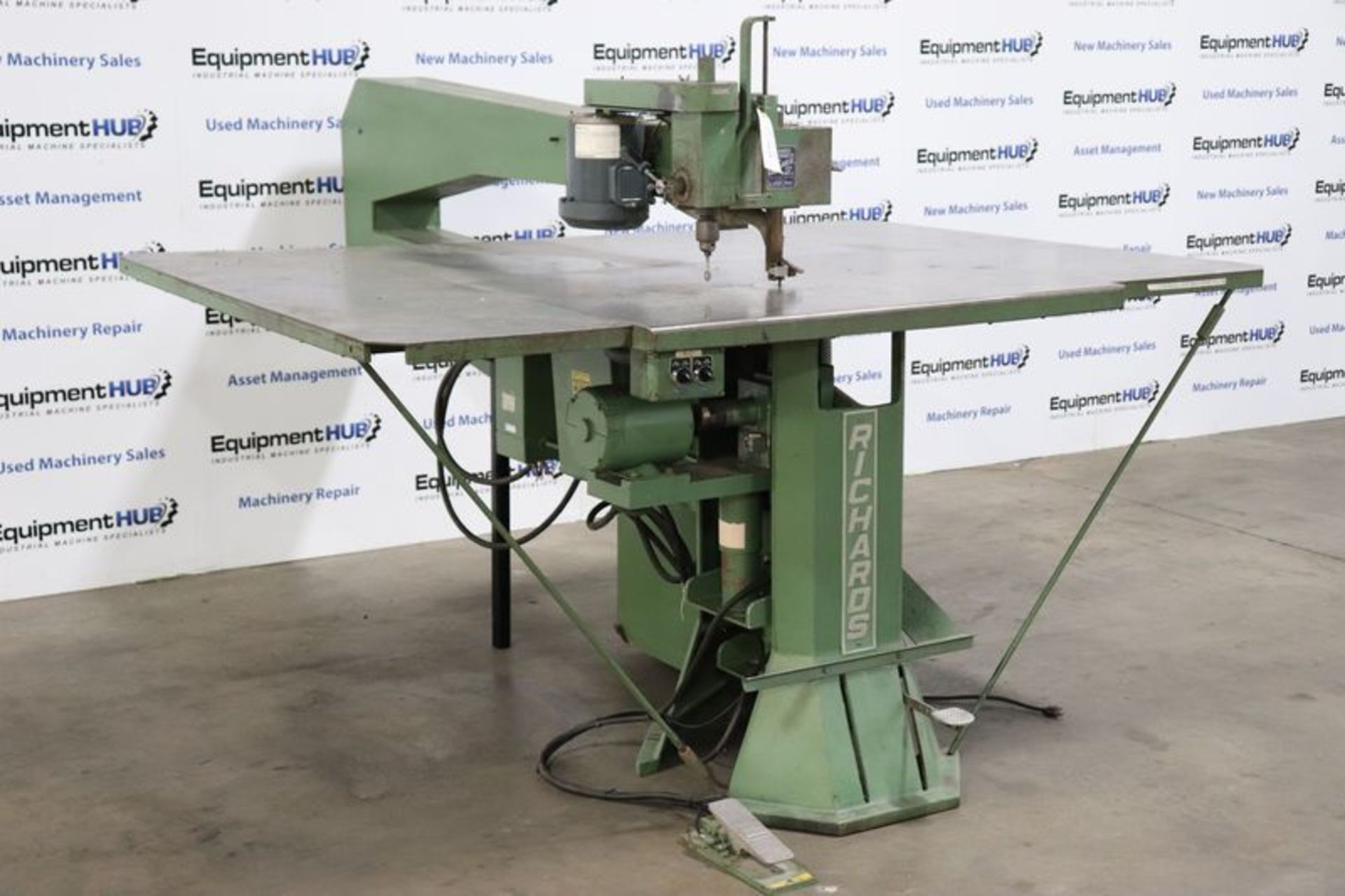 Richards Electromatic Super Diemaker 74" Throat Jig Scroll Saw and Drill - Image 2 of 8