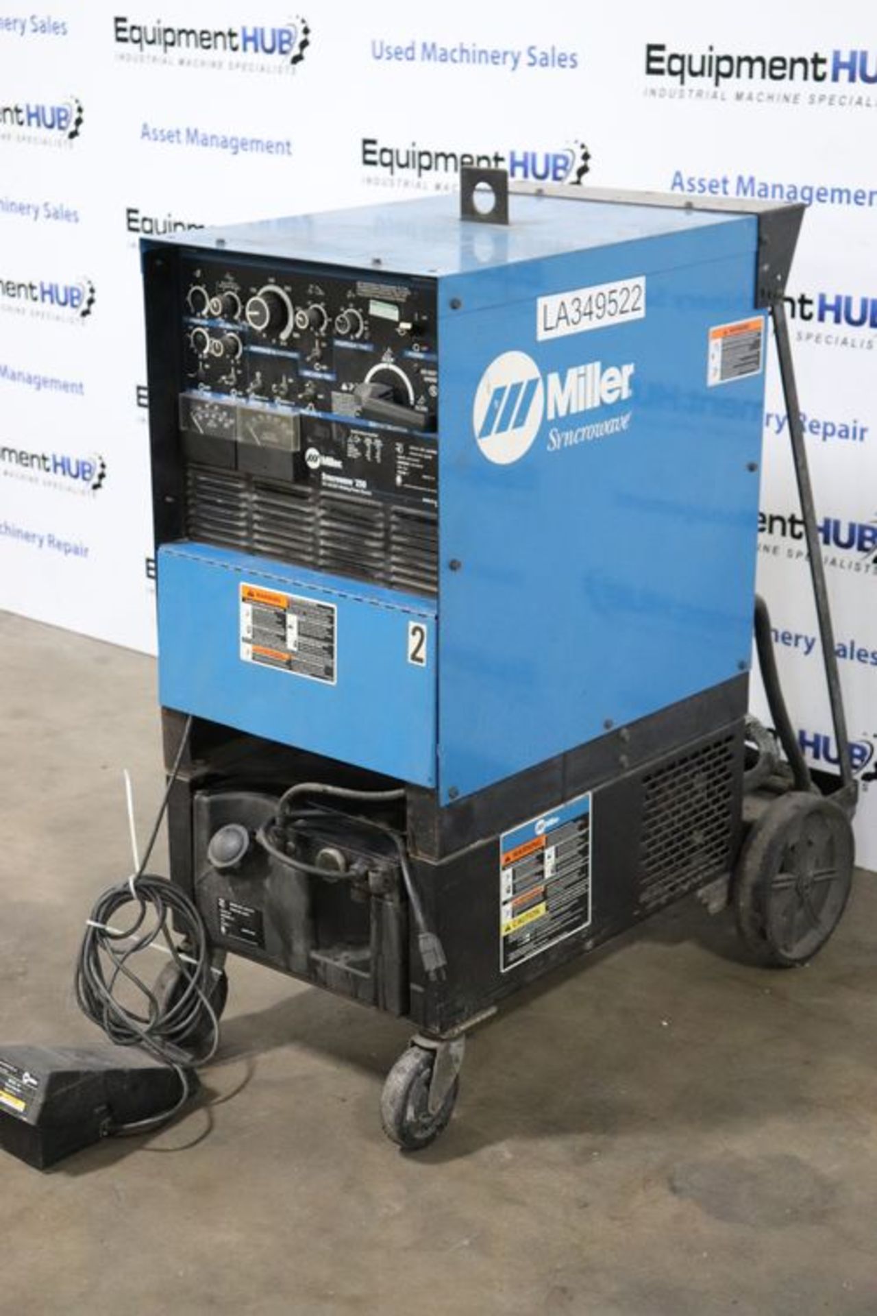 Miller Syncrowave 250 Tig Welder w/ Water Cooler - Image 4 of 12