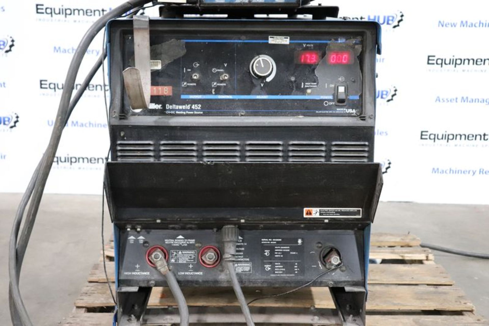 Miller Deltaweld 452 450 Amp Mig Welder w/ D-64 Wire Feeder - Image 5 of 12