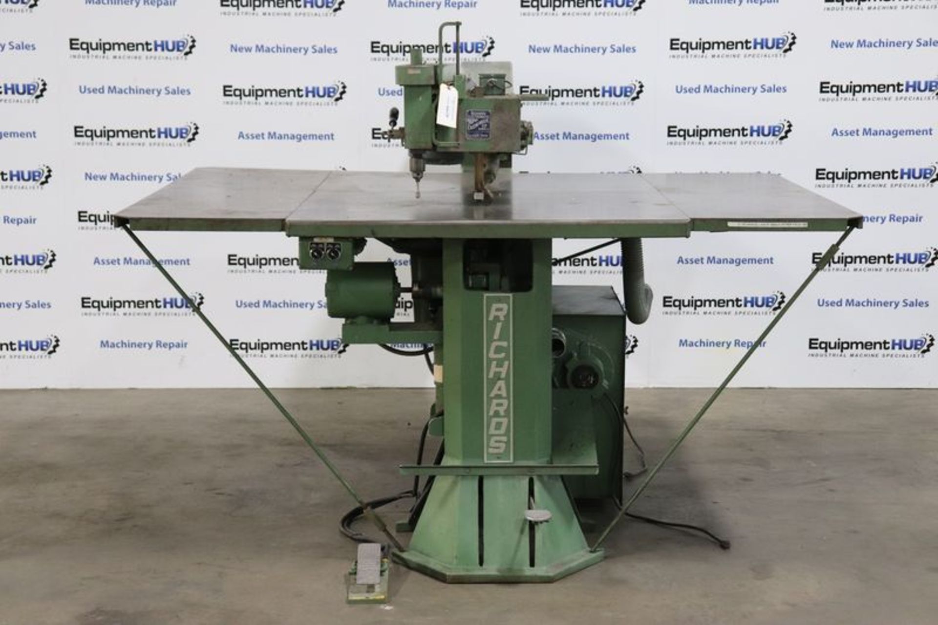 Richards Electromatic Super Diemaker 74" Throat Jig Scroll Saw and Drill