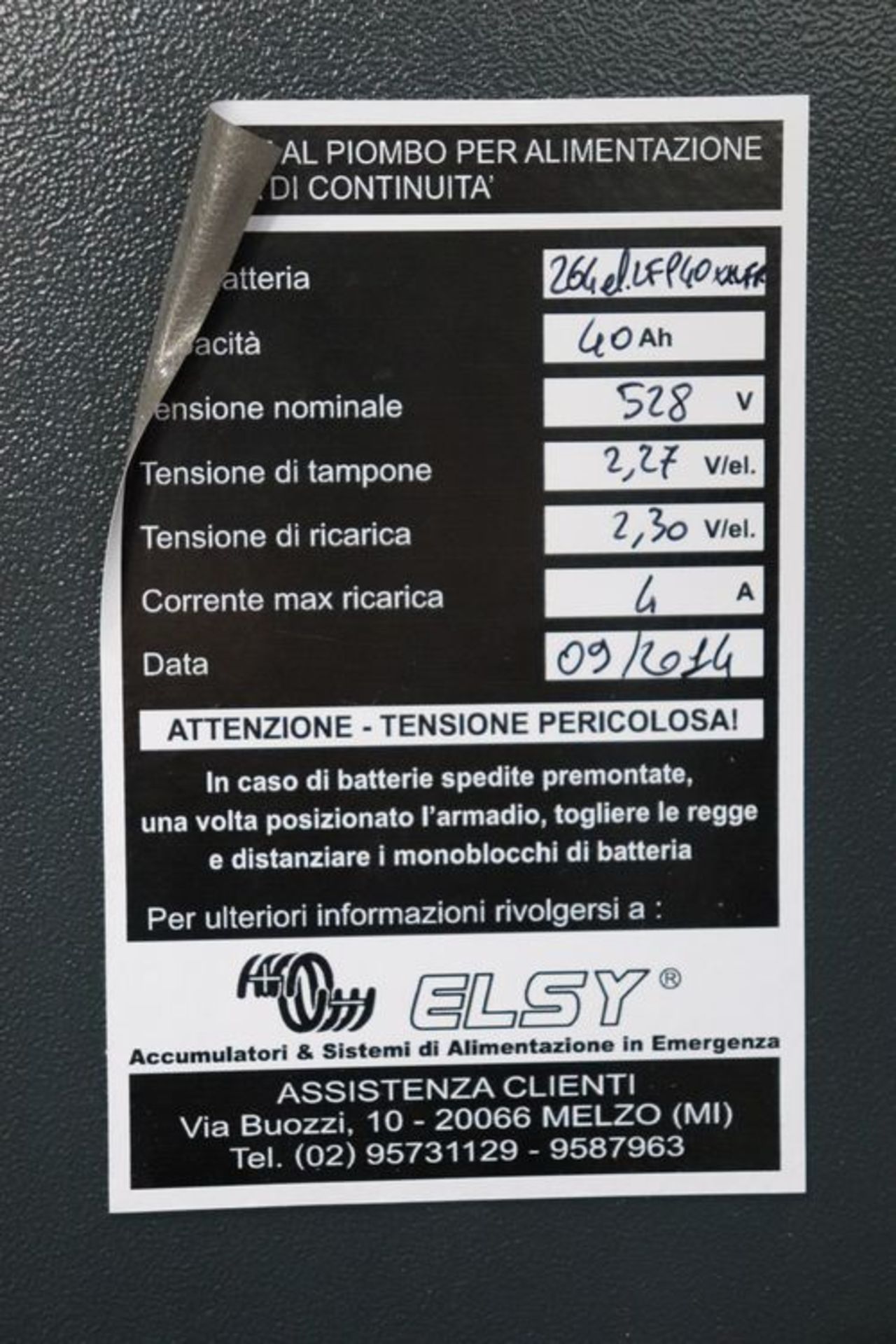 Emerson Chloride 80-NET UPS 60 kVA TS Uninterruptible Power Supply w / Elsy Battery Pack - Image 9 of 12