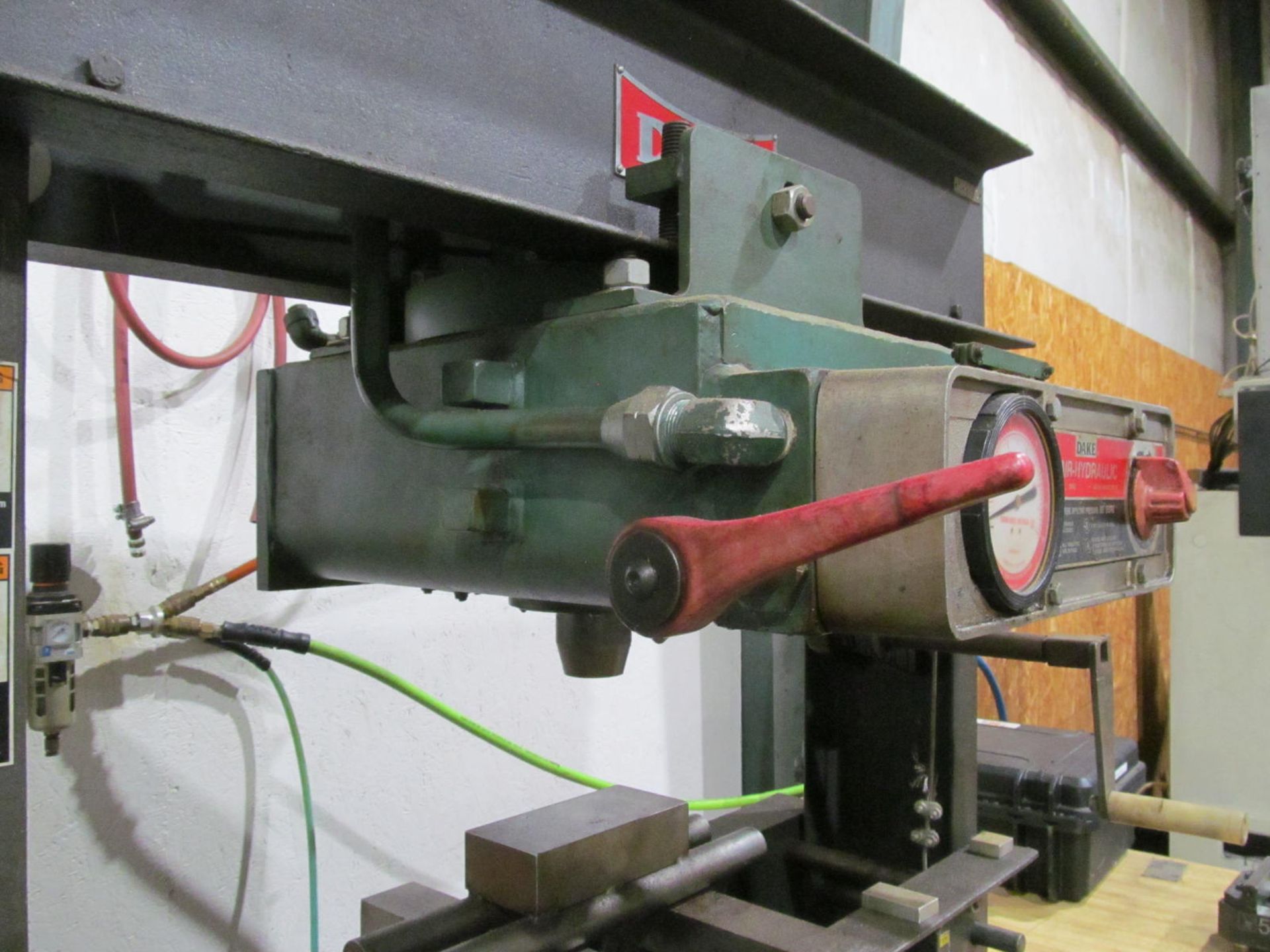 Dake 50-Ton Air-Hydraulic H-Frame Shop Press - Image 2 of 4
