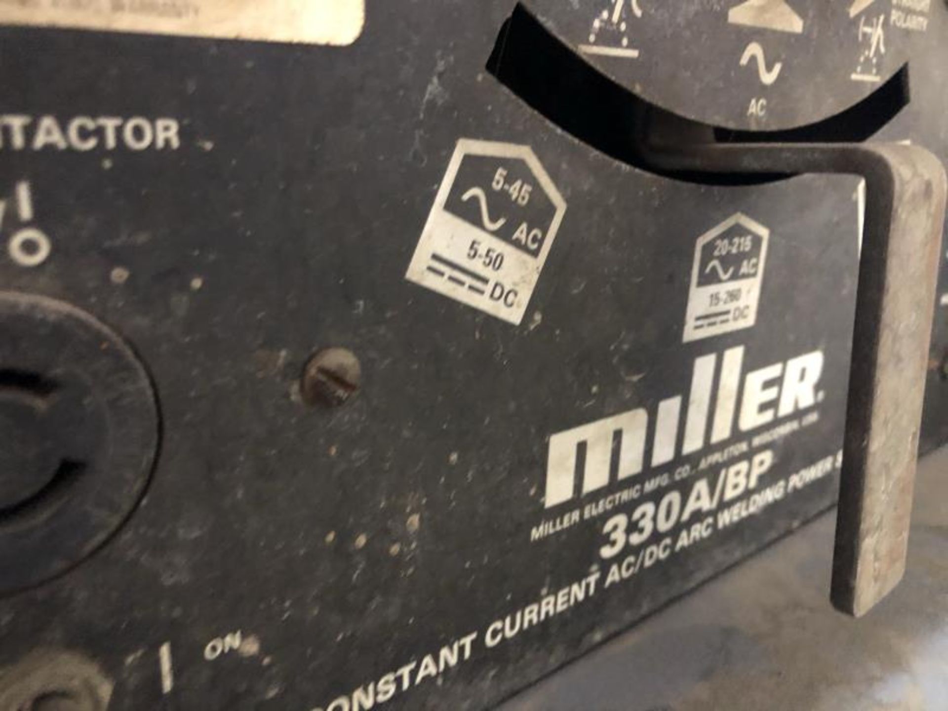 Miller 330 A/BP welder, 200v, SN: JH159453 - Image 2 of 7