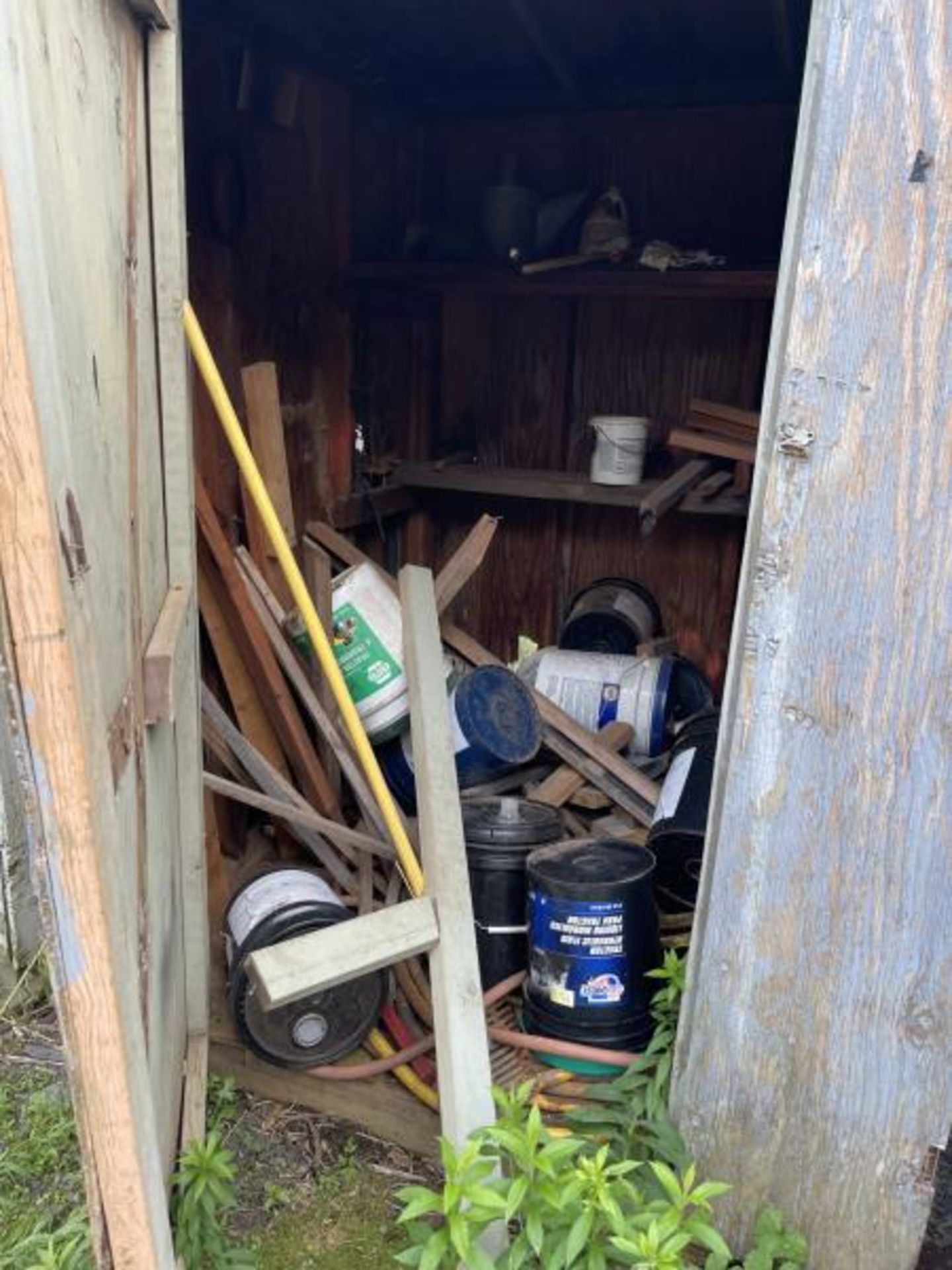 Sheds of tools, 9 total, a variety of shovels, pitch forks, tampers, gas pumps, etc - Image 8 of 9