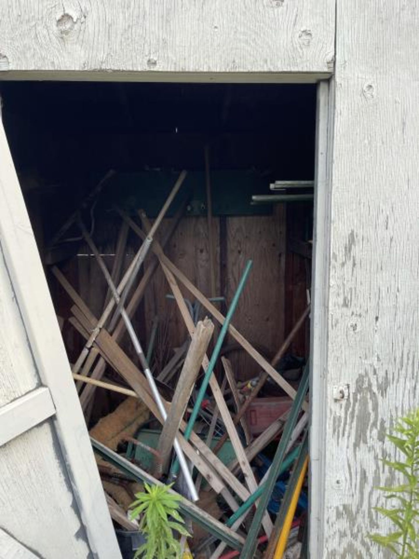 Sheds of tools, 9 total, a variety of shovels, pitch forks, tampers, gas pumps, etc - Image 7 of 9