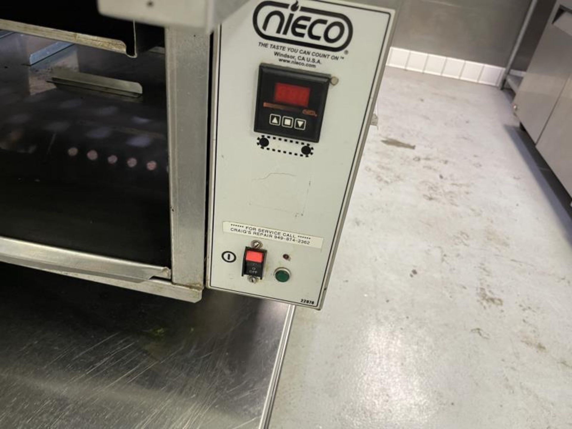 Nieco Briolvection oven, 2017, natural gas, M: JF63-2G - Image 2 of 8