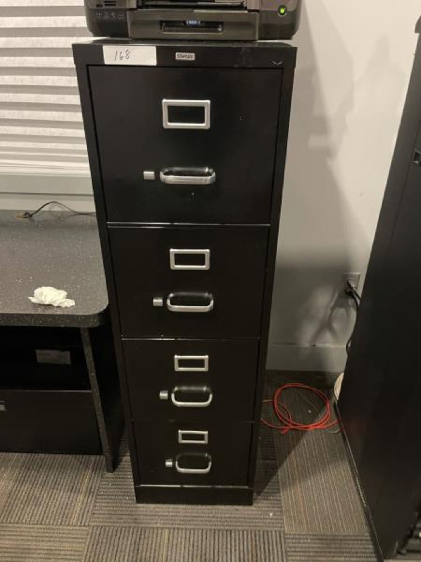 Staples 4 Drawer Metal File